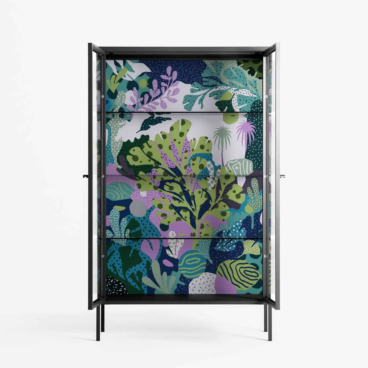 A Bridge Across Time 2 - Cabinet - Nick Liefhebber - Antracite - Clear glass - Image 3