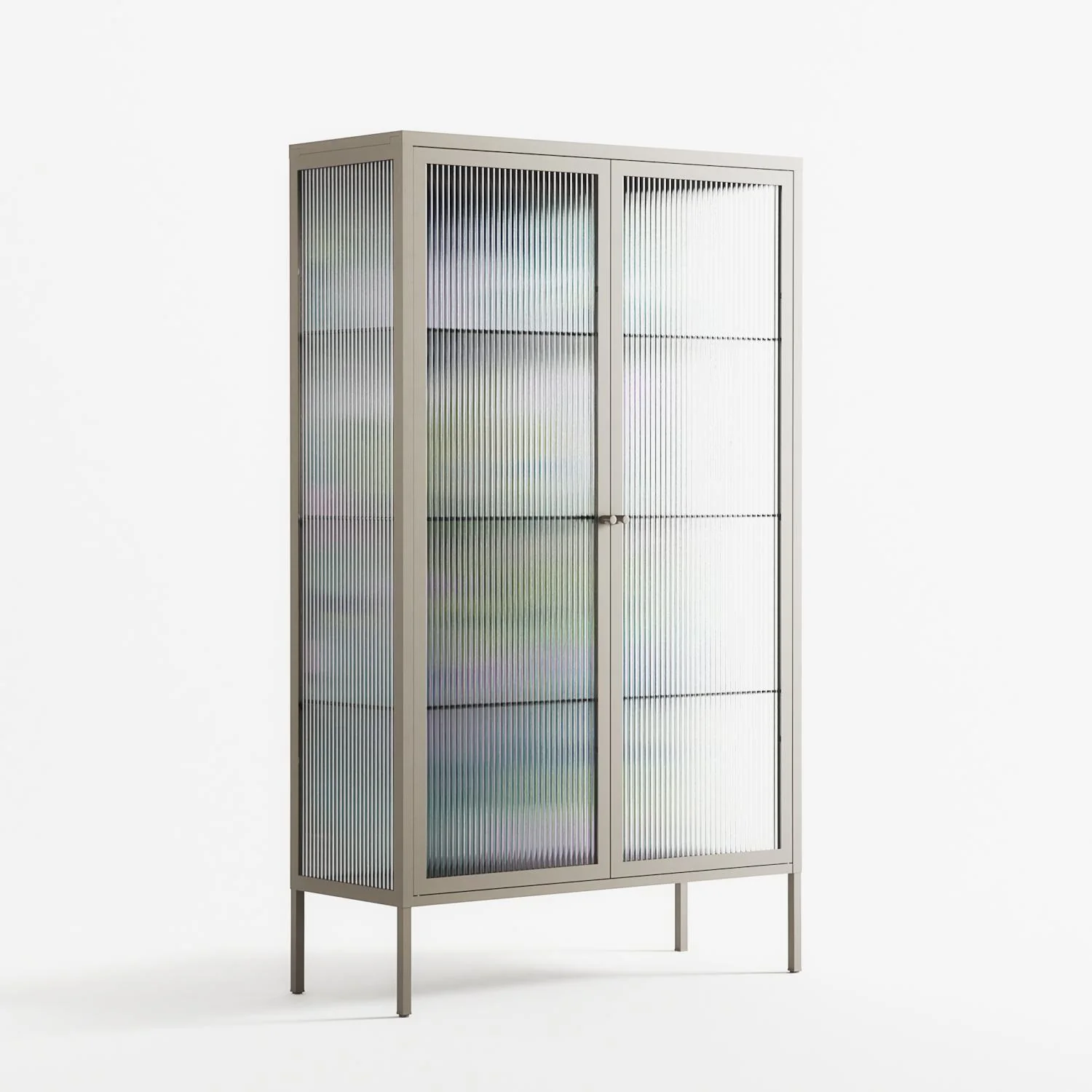 A Bridge Across Time 2 - Cabinet - Nick Liefhebber - Pebble - Reeded glass - Image 4