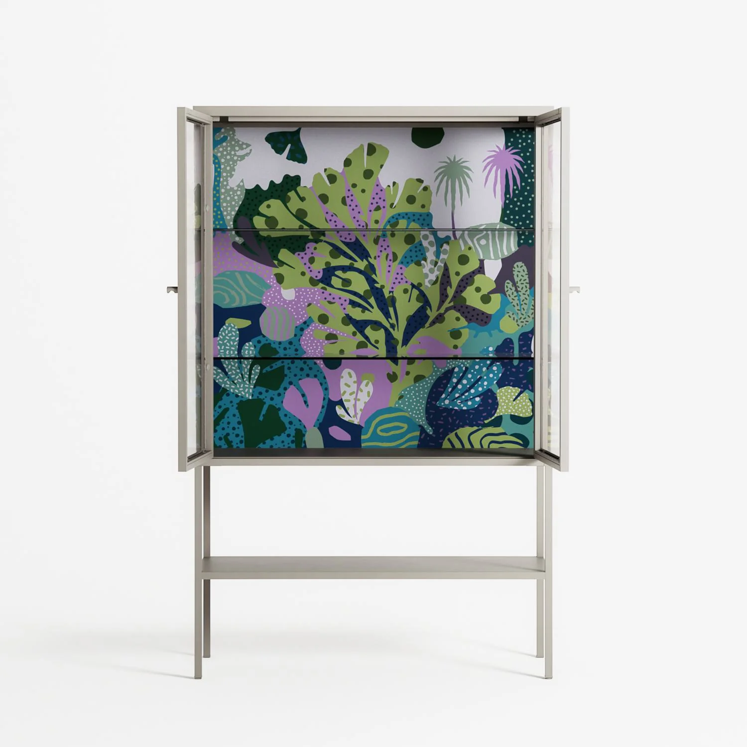 A Bridge Across Time 2 - Loft Cabinet - Nick Liefhebber - Pebble - Clear glass - Image 3
