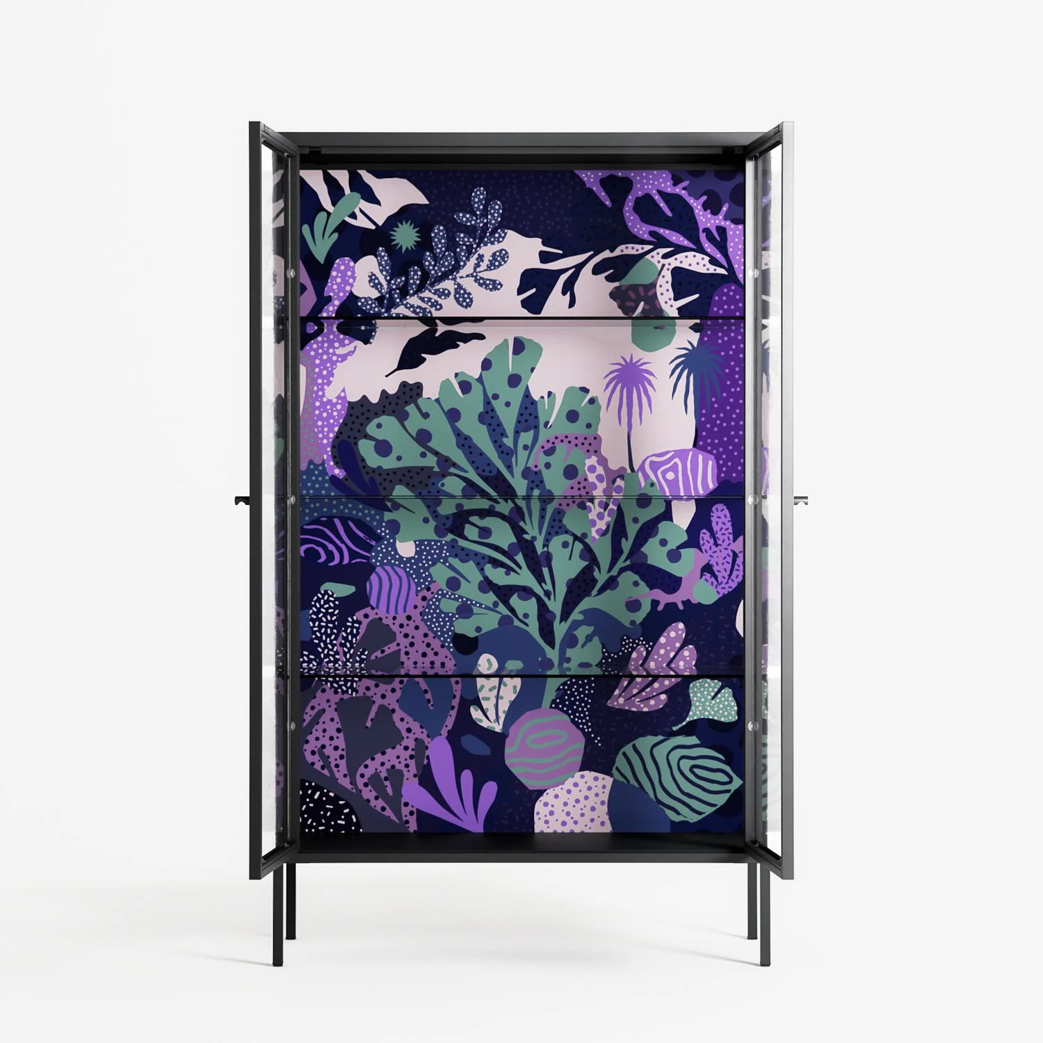 A Bridge Across Time 3 - Cabinet - Nick Liefhebber - Antracite - Clear glass - Image 3