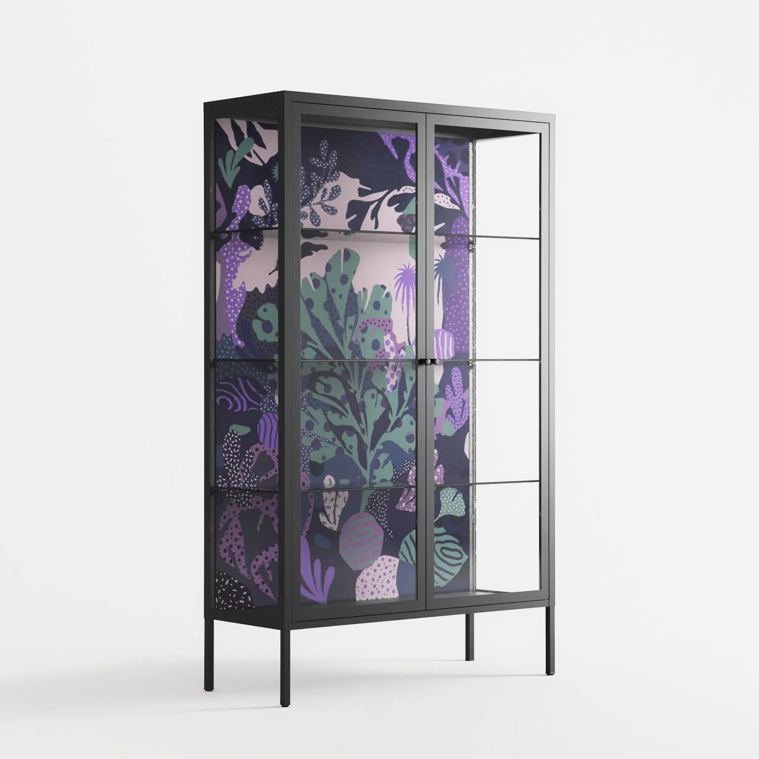 A Bridge Across Time 3 - Cabinet - Nick Liefhebber - Antracite - Clear glass - Image 4