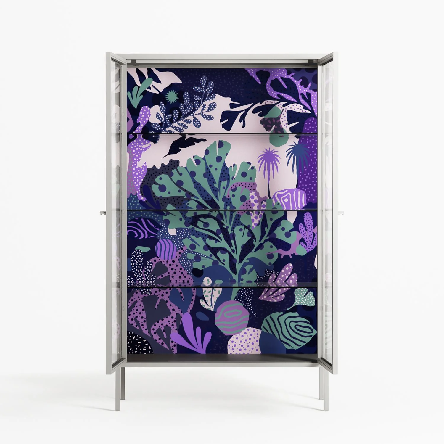 A Bridge Across Time 3 - Cabinet - Nick Liefhebber - Chalk - Clear glass - Image 3