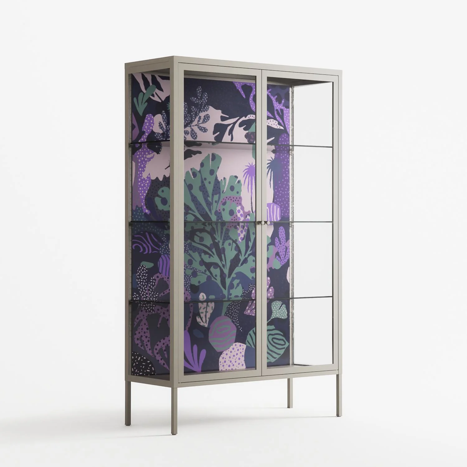 A Bridge Across Time 3 - Cabinet - Nick Liefhebber - Pebble - Clear glass - Image 4