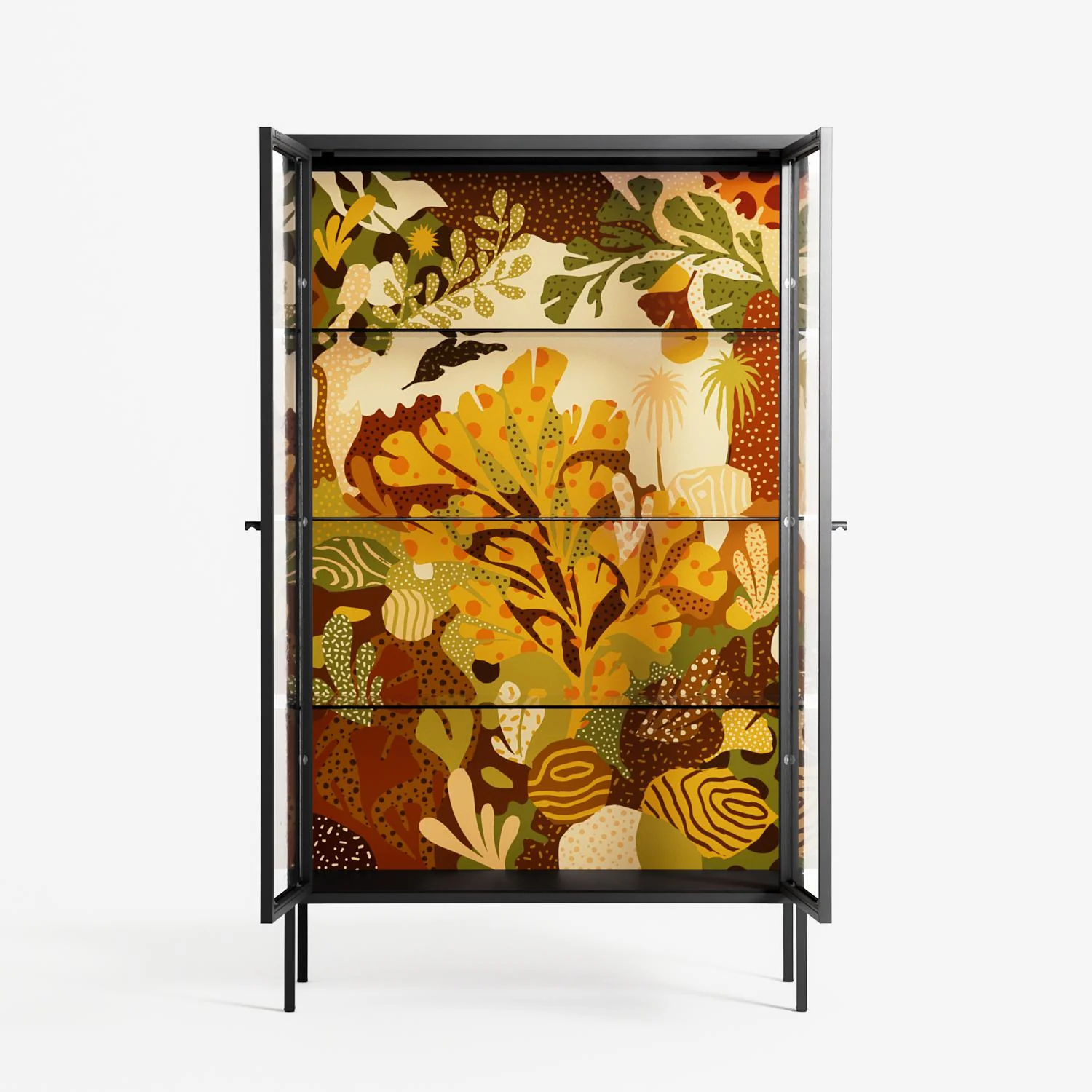 A Bridge Across Time 4 - Cabinet - Nick Liefhebber - Antracite - Clear glass - Image 3