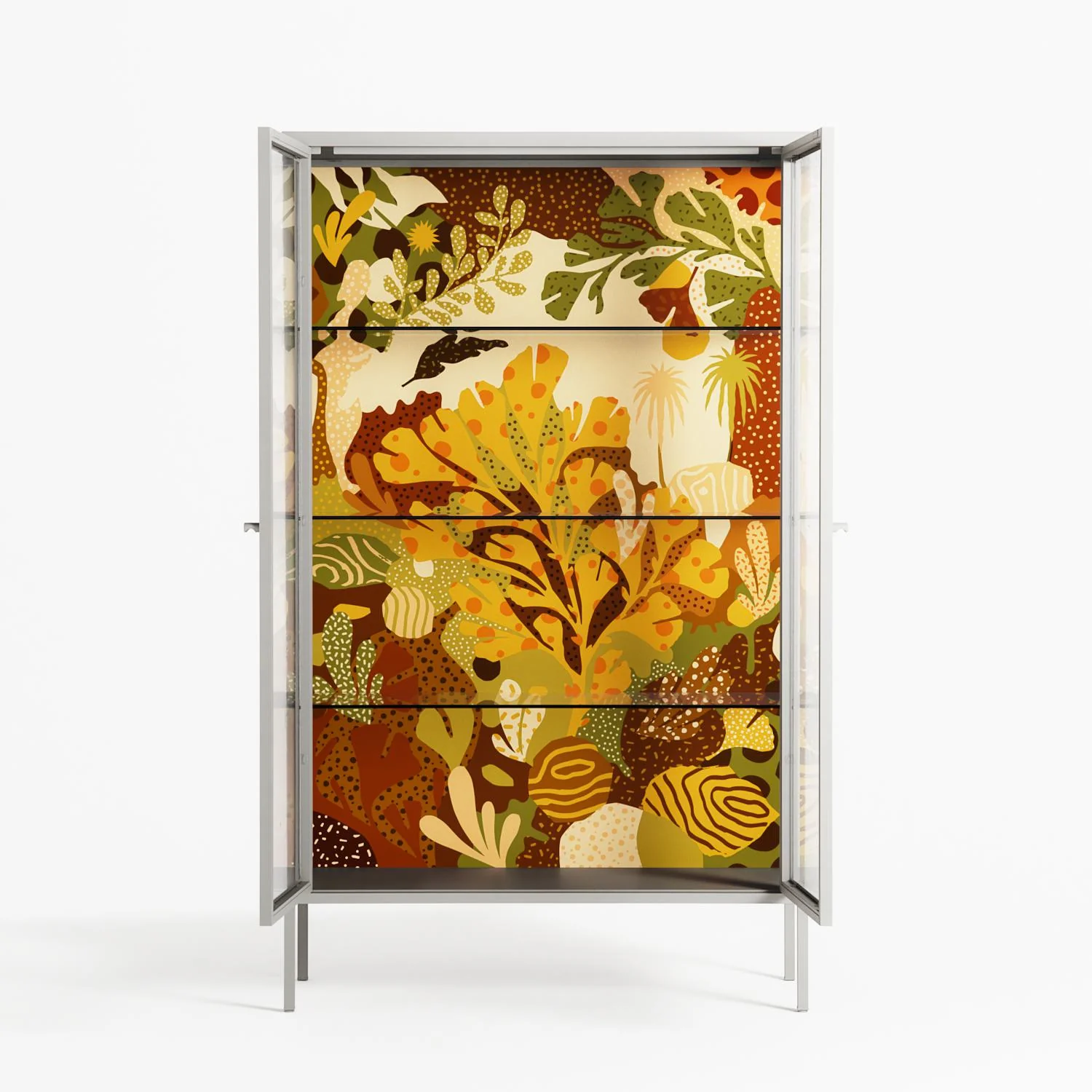 A Bridge Across Time 4 - Cabinet - Nick Liefhebber - Chalk - Clear glass - Image 3