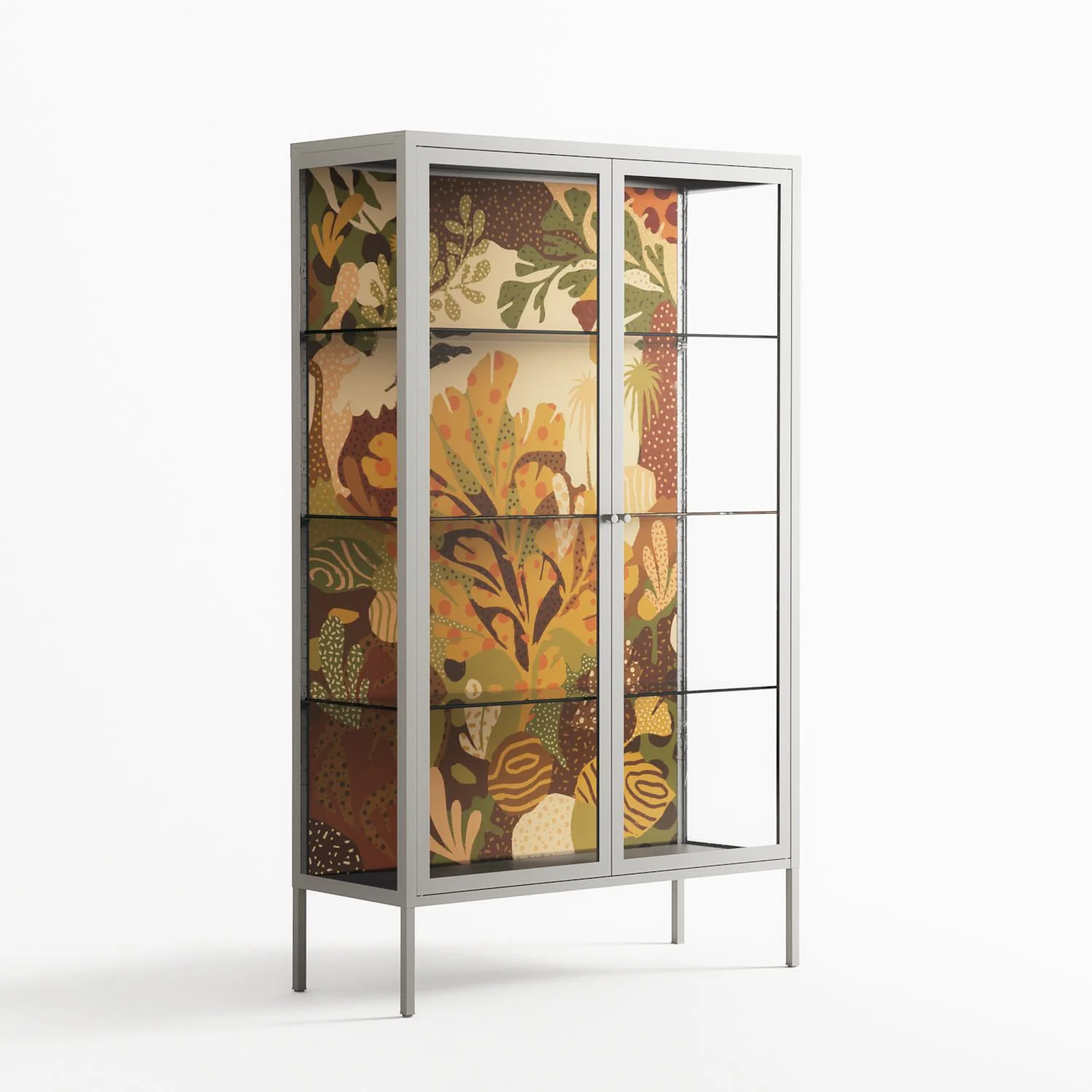A Bridge Across Time 4 - Cabinet - Nick Liefhebber - Chalk - Clear glass - Image 4