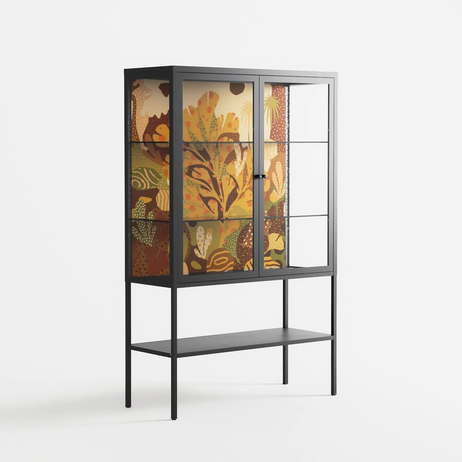 A Bridge Across Time 4 - Loft Cabinet - Nick Liefhebber - Antracite - Clear glass - Image 4
