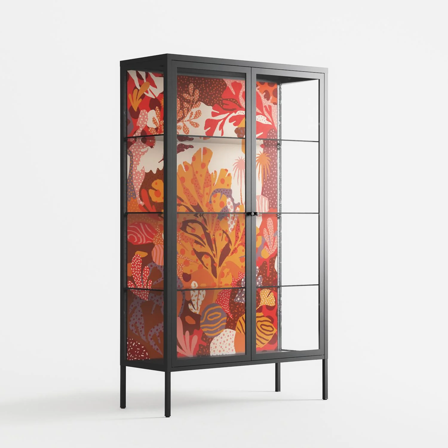 A Bridge Across Time - Cabinet - Nick Liefhebber - Antracite - Clear glass - Image 4