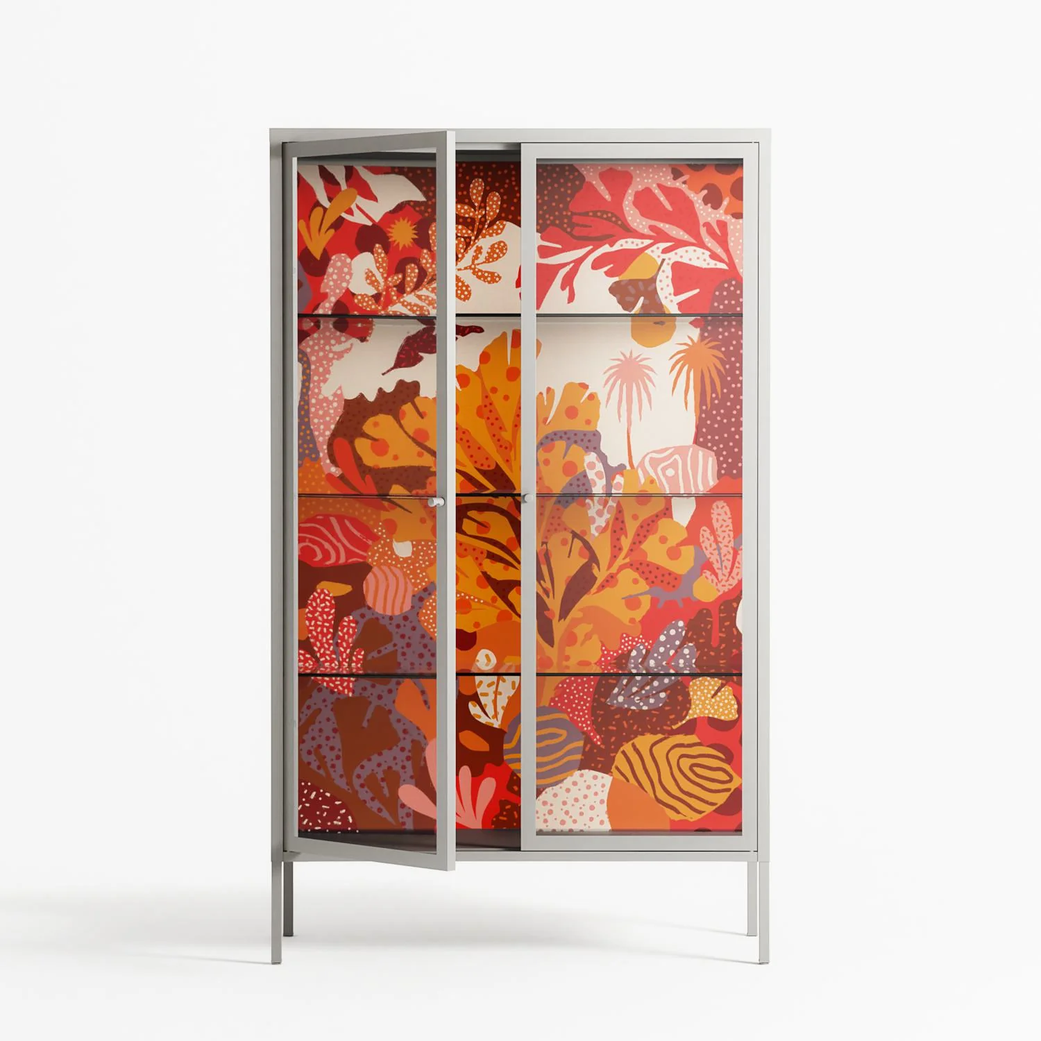 A Bridge Across Time - Cabinet - Nick Liefhebber - Chalk - Clear glass - Image 2