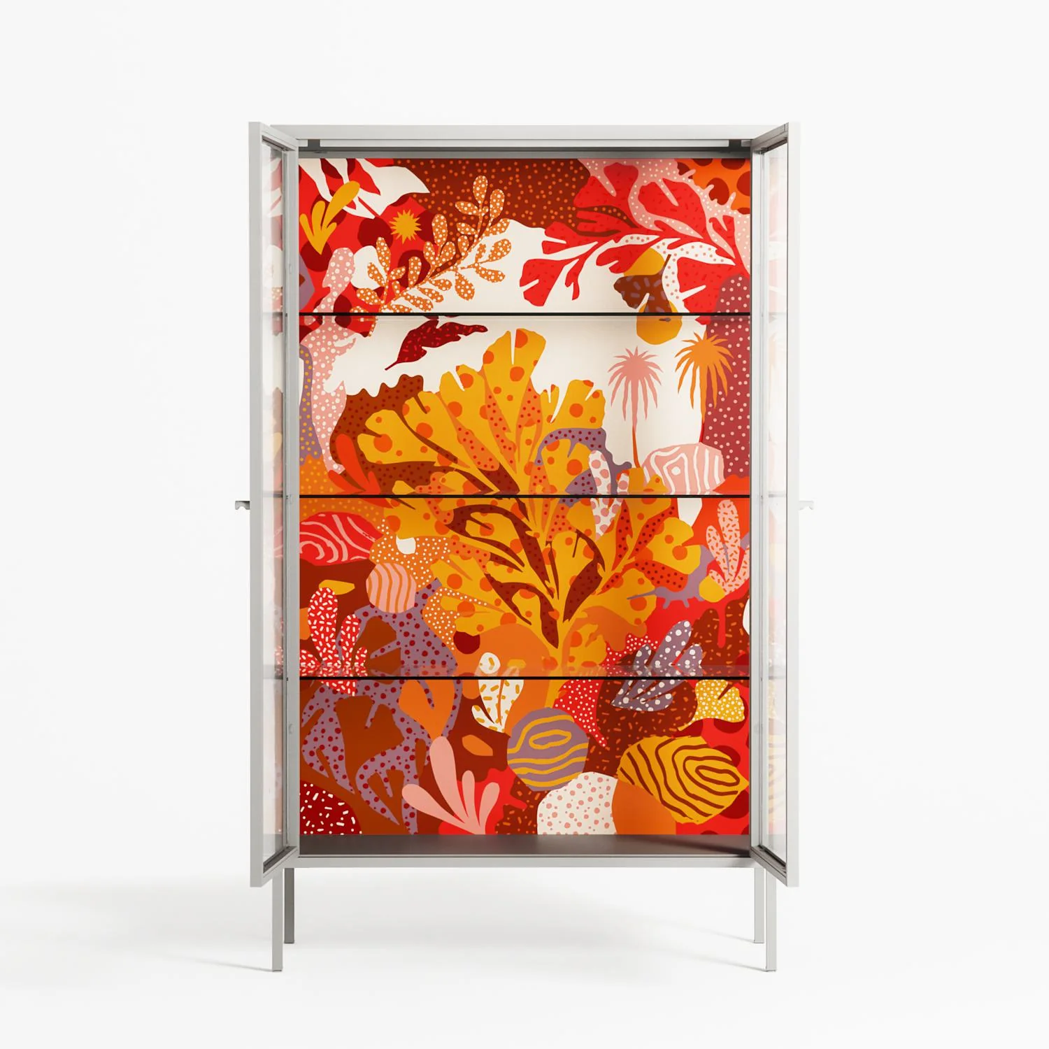 A Bridge Across Time - Cabinet - Nick Liefhebber - Chalk - Clear glass - Image 3