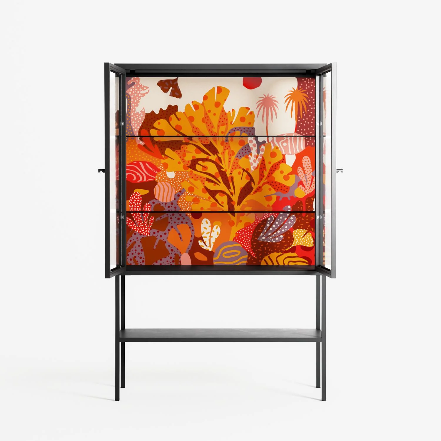 A Bridge Across Time - Loft Cabinet - Nick Liefhebber - Antracite - Clear glass - Image 3