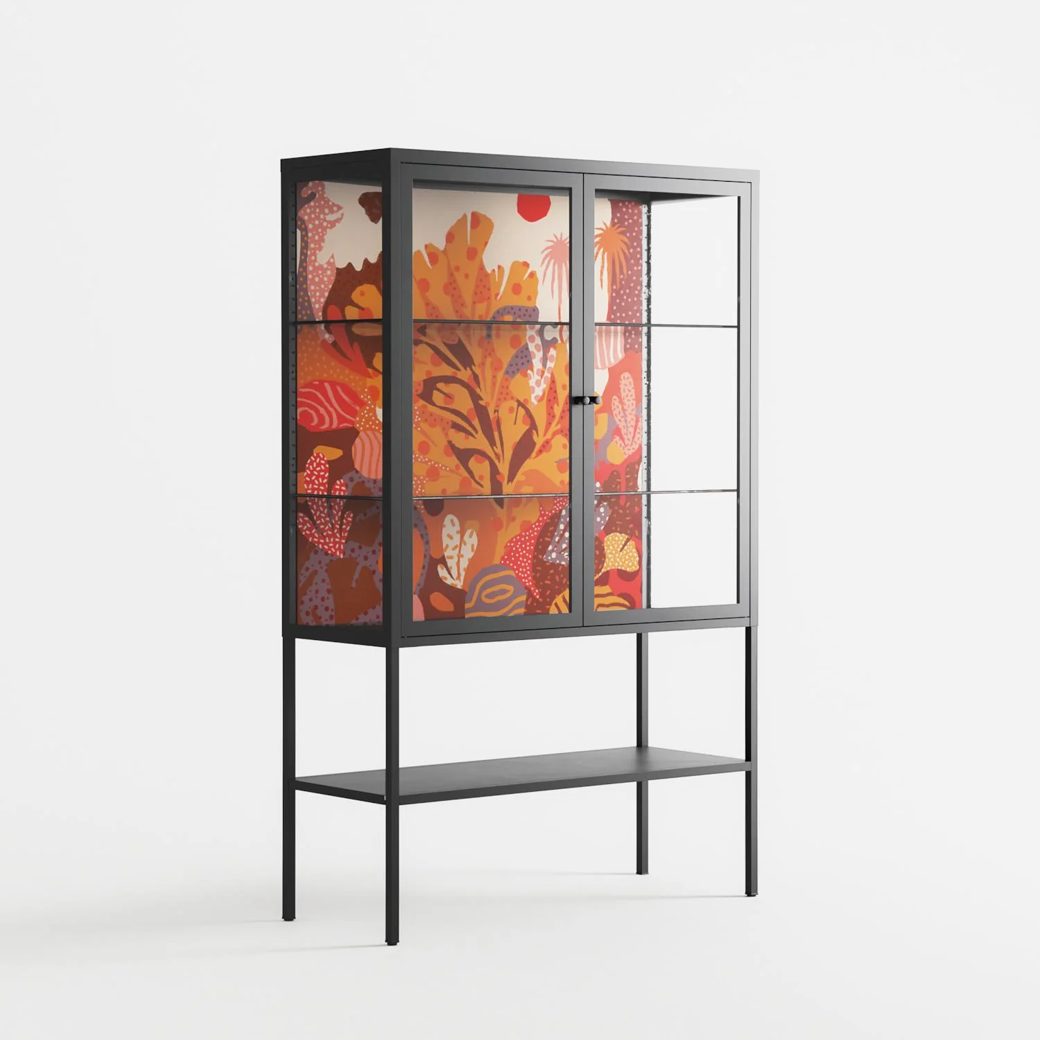 A Bridge Across Time - Loft Cabinet - Nick Liefhebber - Antracite - Clear glass - Image 4