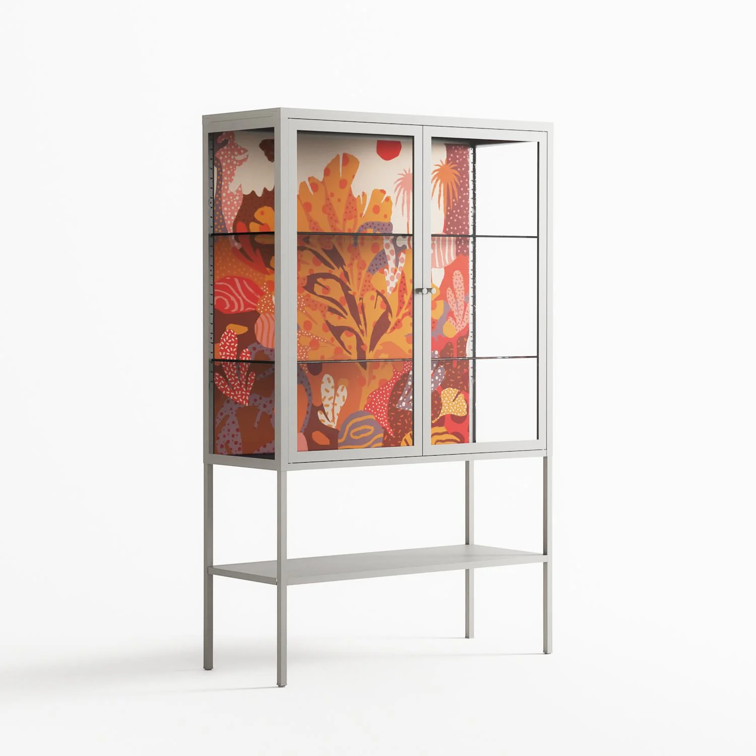 A Bridge Across Time - Loft Cabinet - Nick Liefhebber - Chalk - Clear glass - Image 4