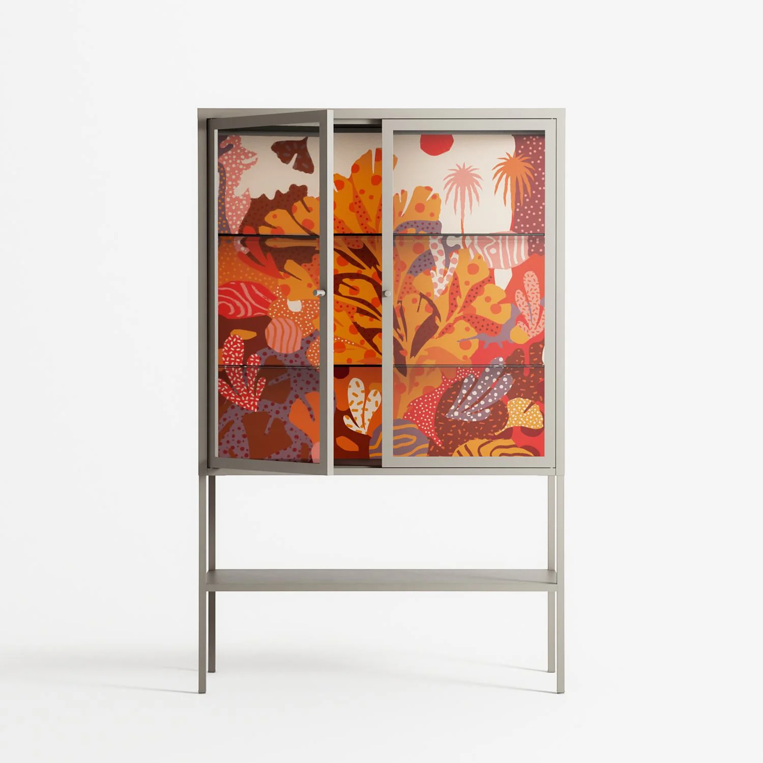A Bridge Across Time - Loft Cabinet - Nick Liefhebber - Pebble - Clear glass - Image 2