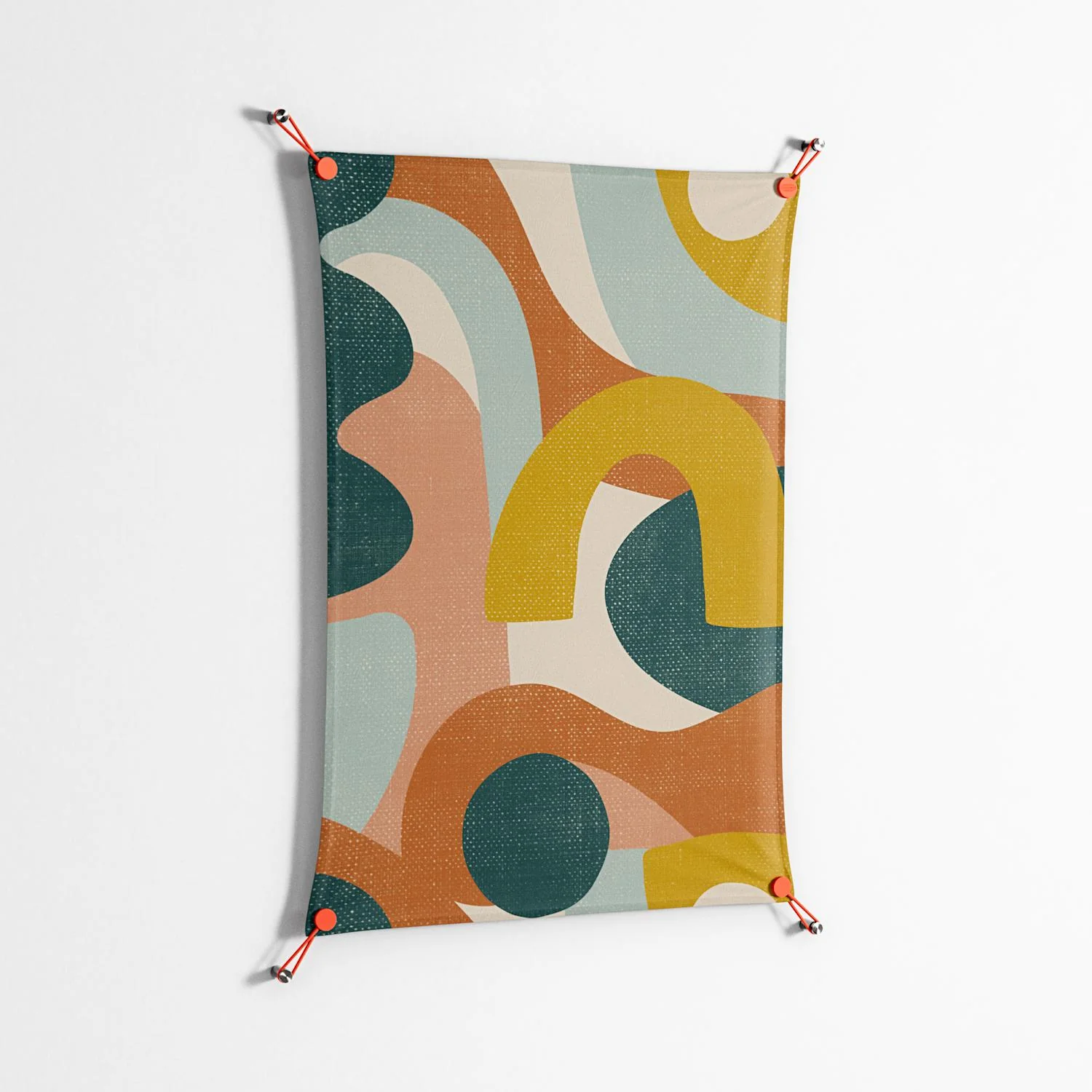 Abstract Sunrise - Work On Wall - Amy Suther - Orange - 70 x 100 cm - Image 2