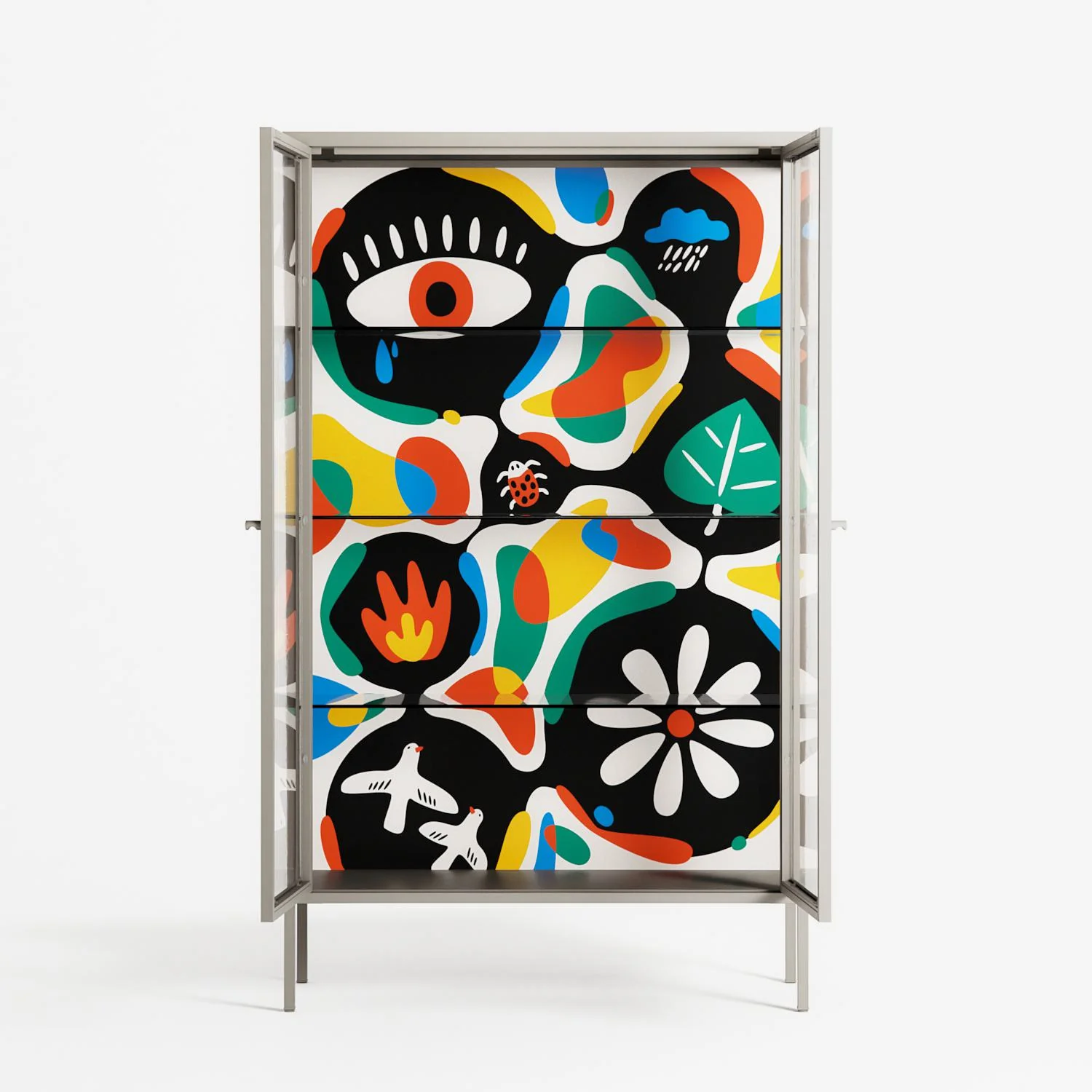 Alive - Cabinet - Vratislav Pecka - Pebble - Clear glass - Image 3