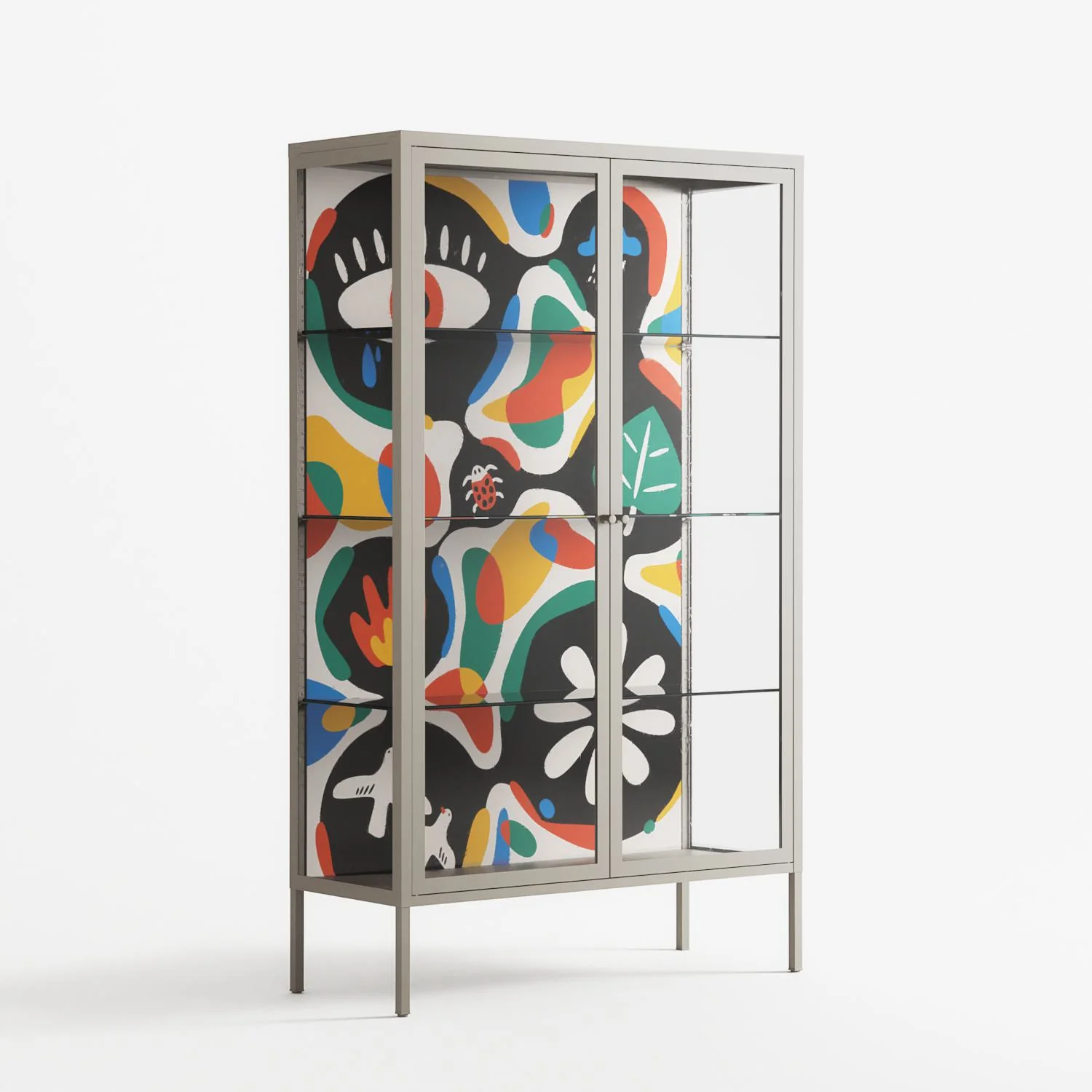 Alive - Cabinet - Vratislav Pecka - Pebble - Clear glass - Image 4