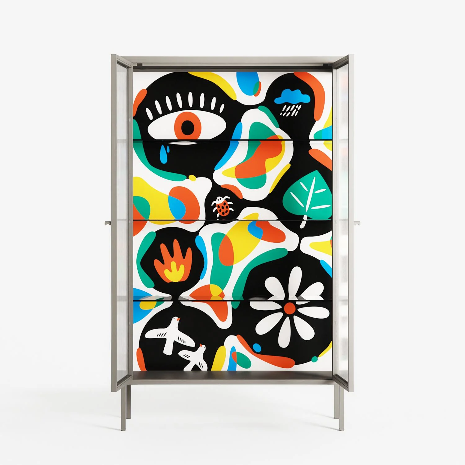 Alive - Cabinet - Vratislav Pecka - Pebble - Reeded glass - Image 3