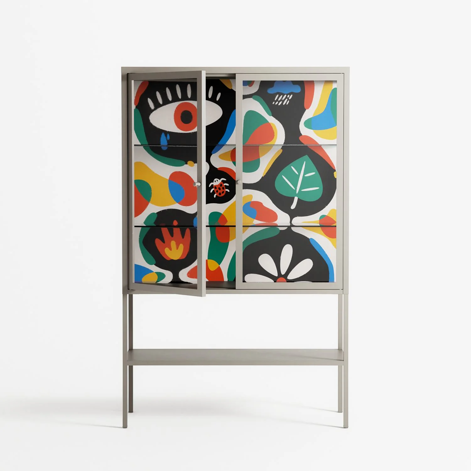 Alive - Loft Cabinet - Vratislav Pecka - Pebble - Clear glass - Image 2