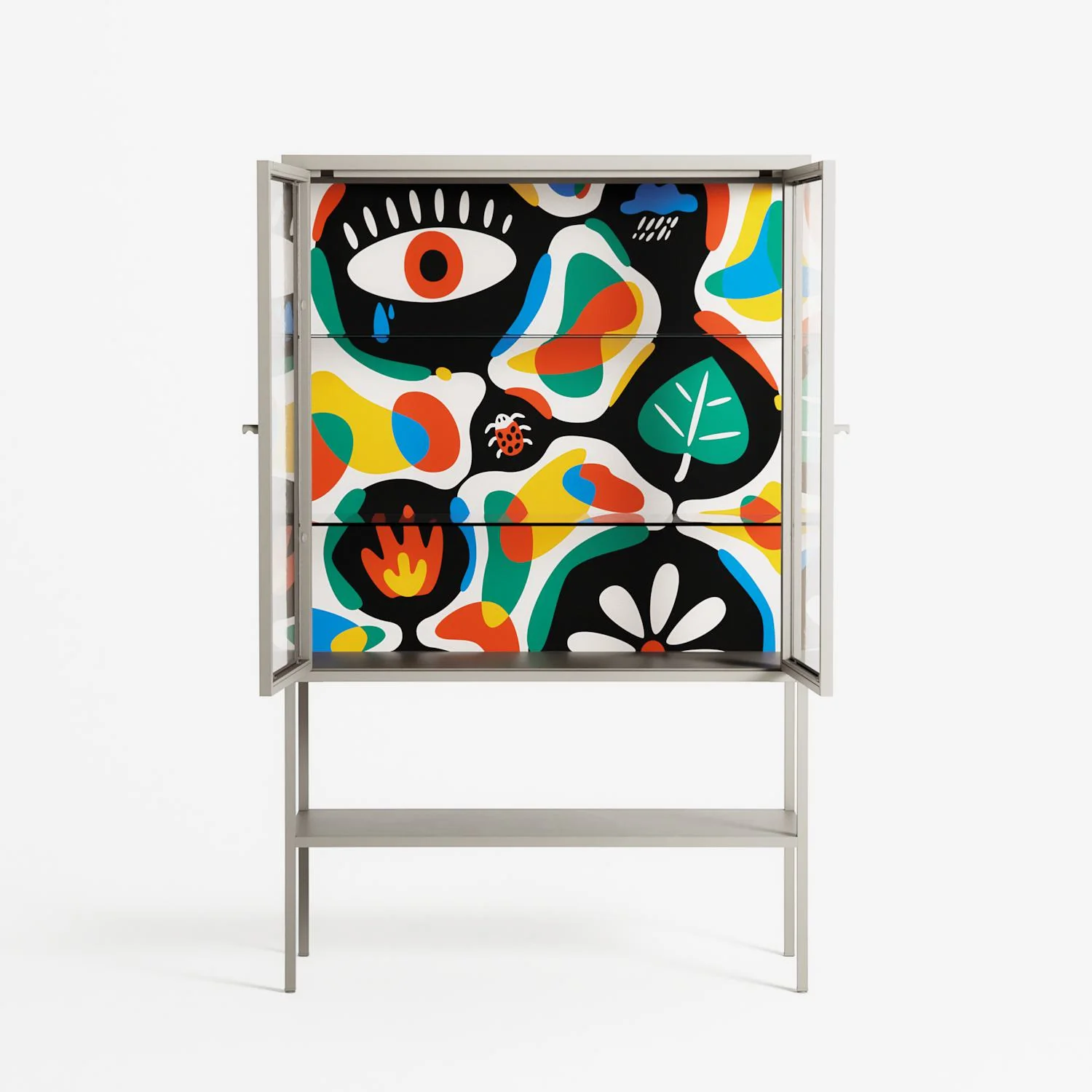 Alive - Loft Cabinet - Vratislav Pecka - Pebble - Clear glass - Image 3