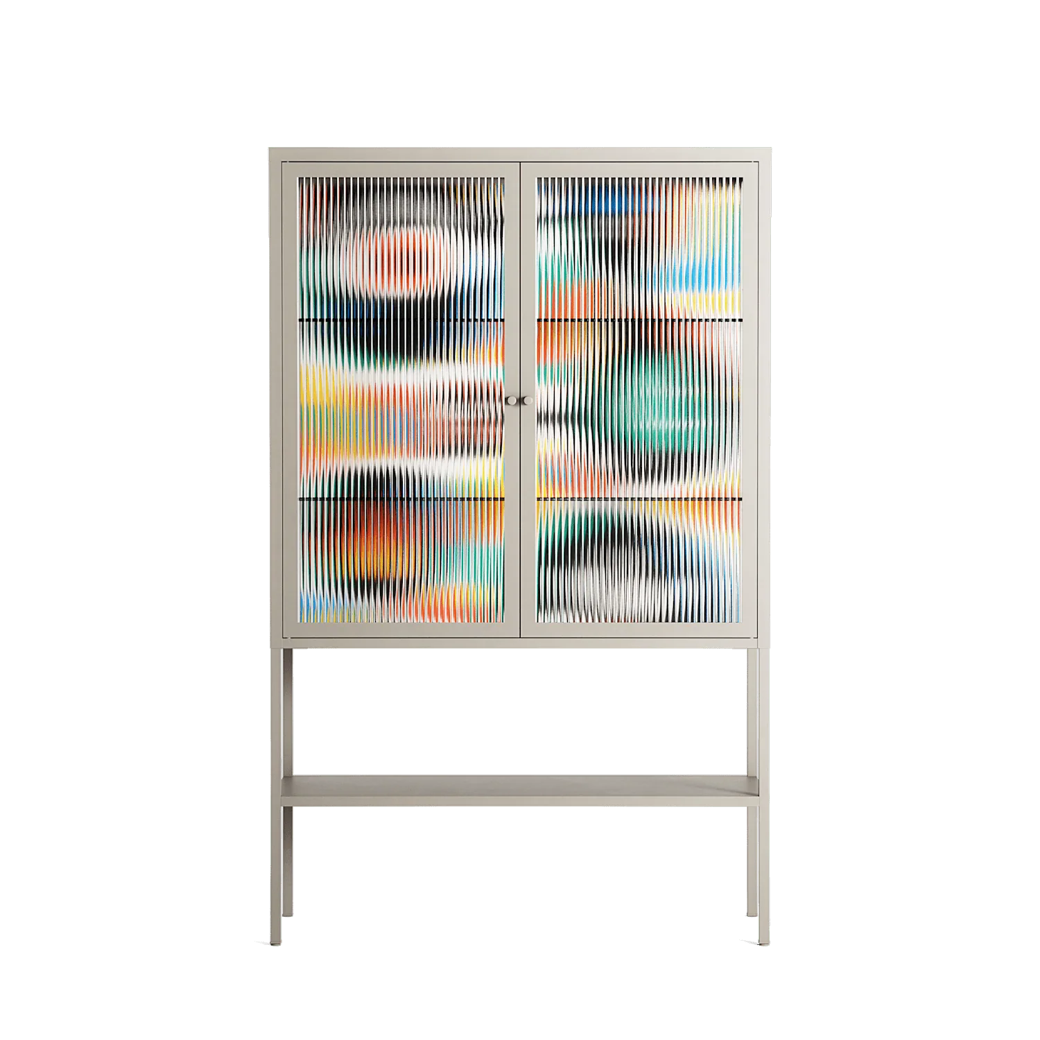 Alive - Loft Cabinet - Vratislav Pecka - Pebble - Reeded glass