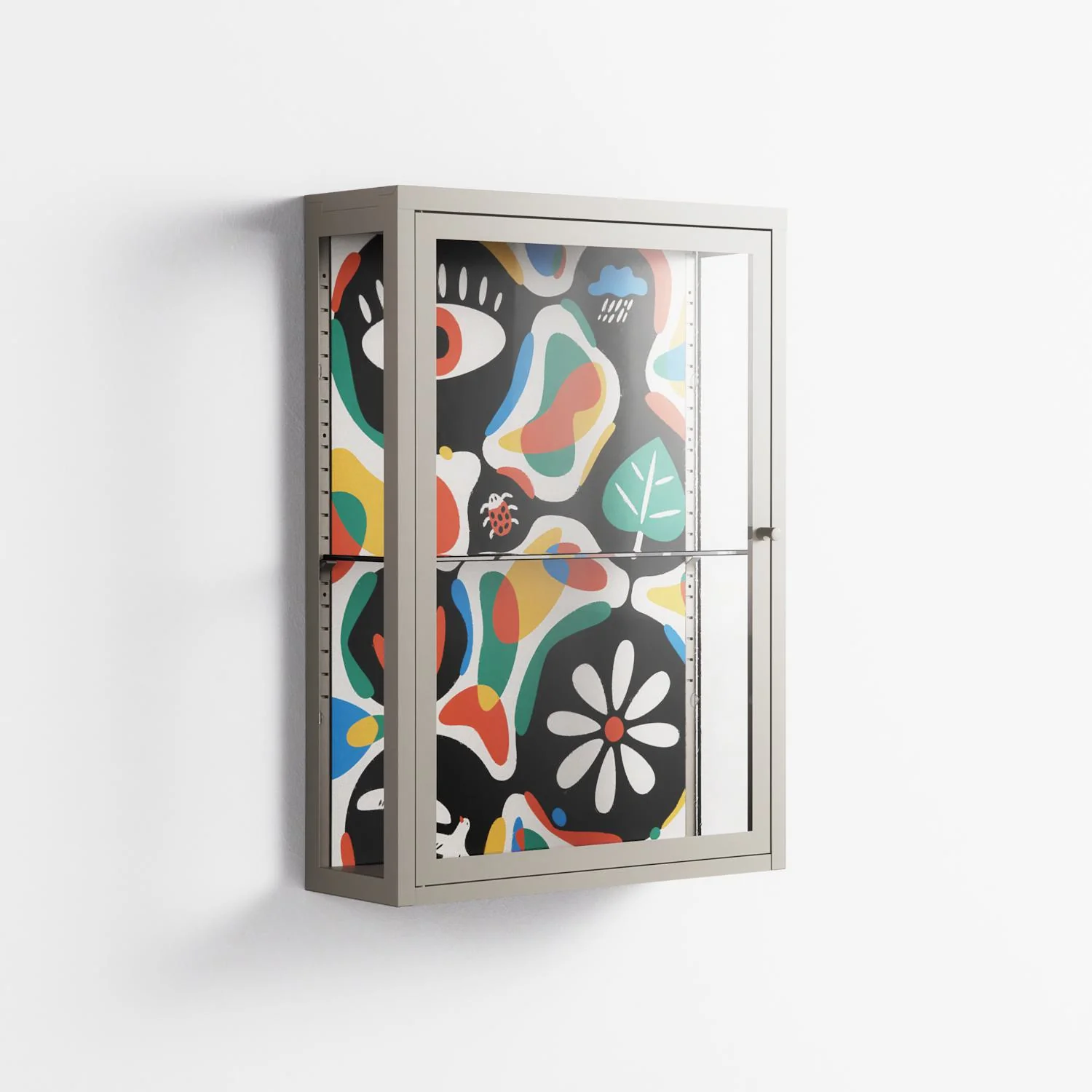 Alive - Wall Cabinet - Vratislav Pecka - Pebble - Clear glass - Image 4