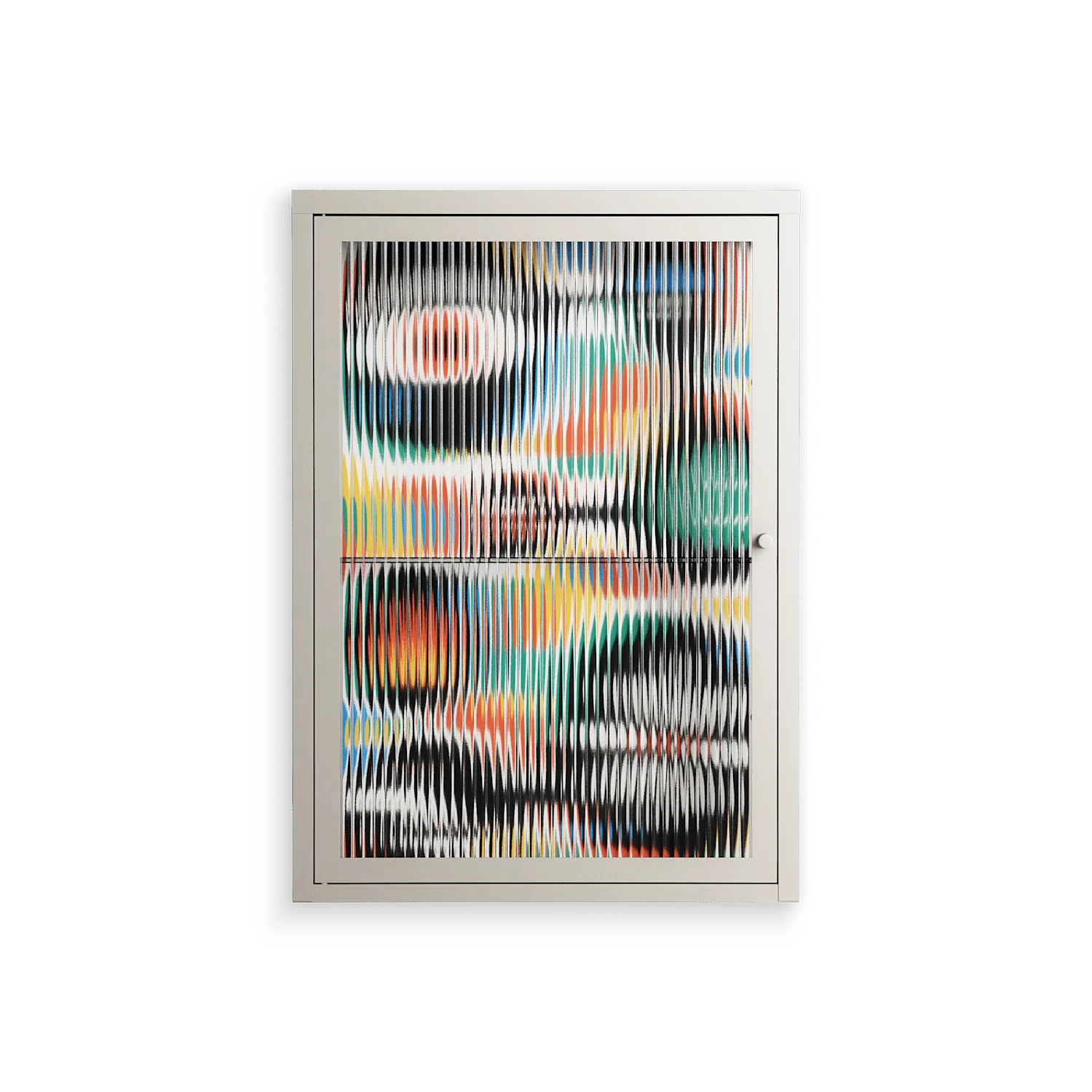Alive - Wall Cabinet - Vratislav Pecka - Pebble - Reeded glass