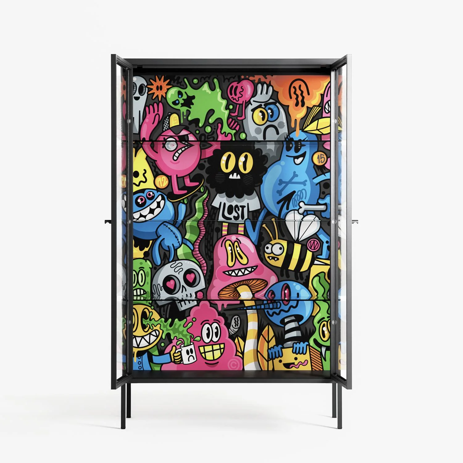 All The Good Guys - Cabinet - Craig Watkins - Antracite - Clear glass - Image 3