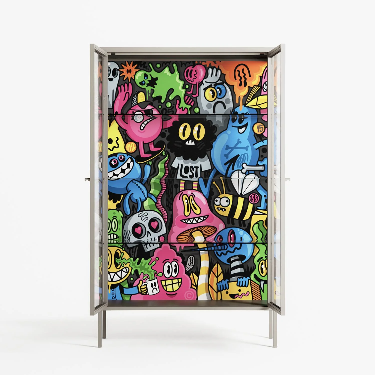 All The Good Guys - Cabinet - Craig Watkins - Pebble - Clear glass - Image 3