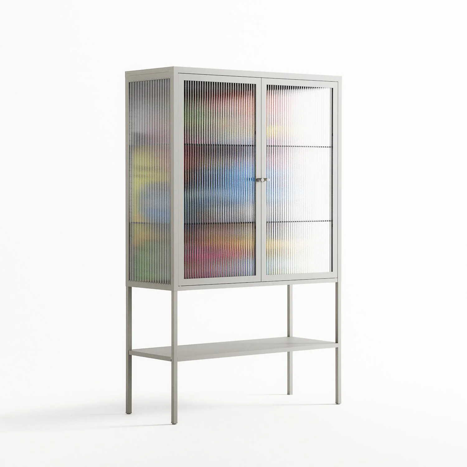 All The Good Guys - Loft Cabinet - Craig Watkins - Chalk - Reeded glass - Image 4