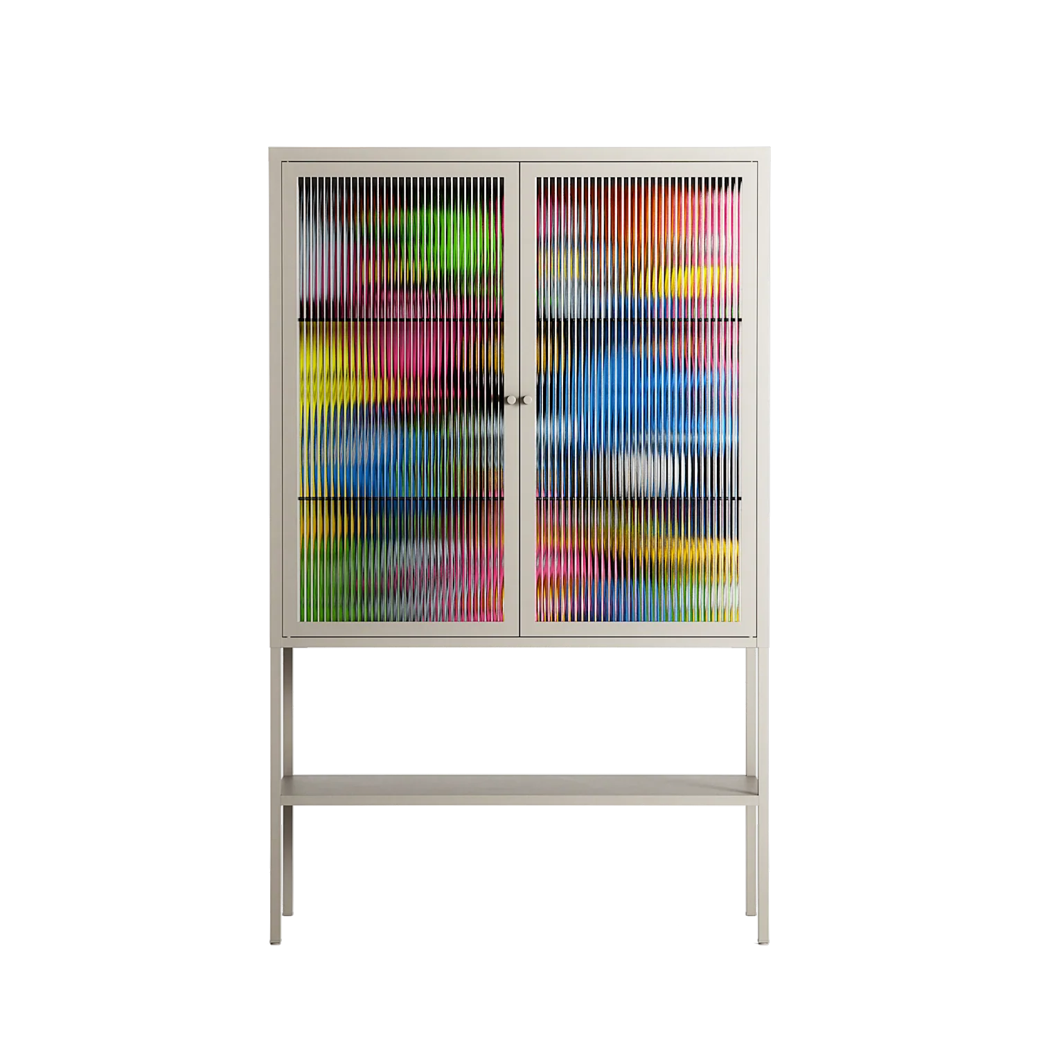 All The Good Guys - Loft Cabinet - Craig Watkins - Pebble - Reeded glass