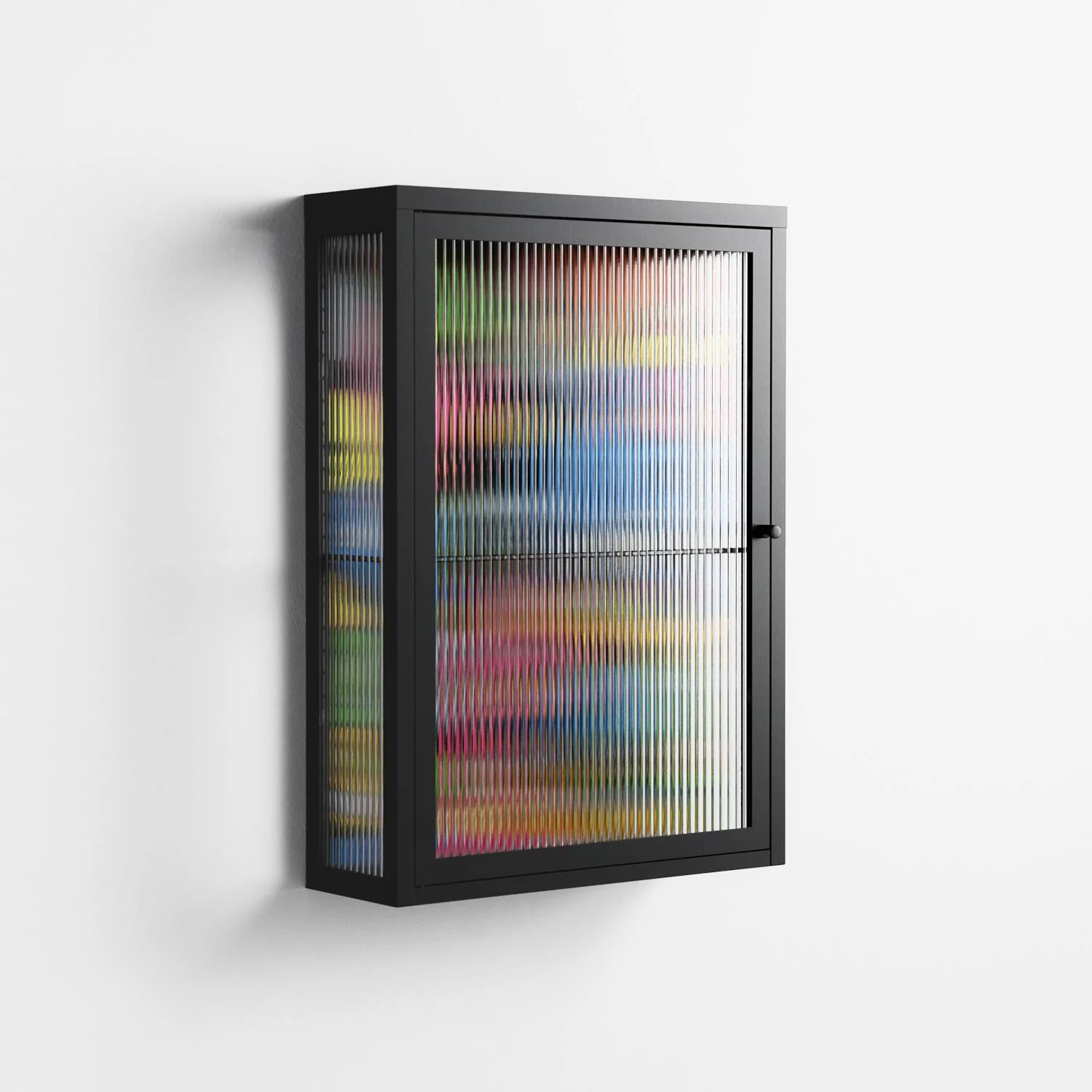 All The Good Guys - Wall Cabinet - Craig Watkins - Antracite - Reeded glass - Image 4