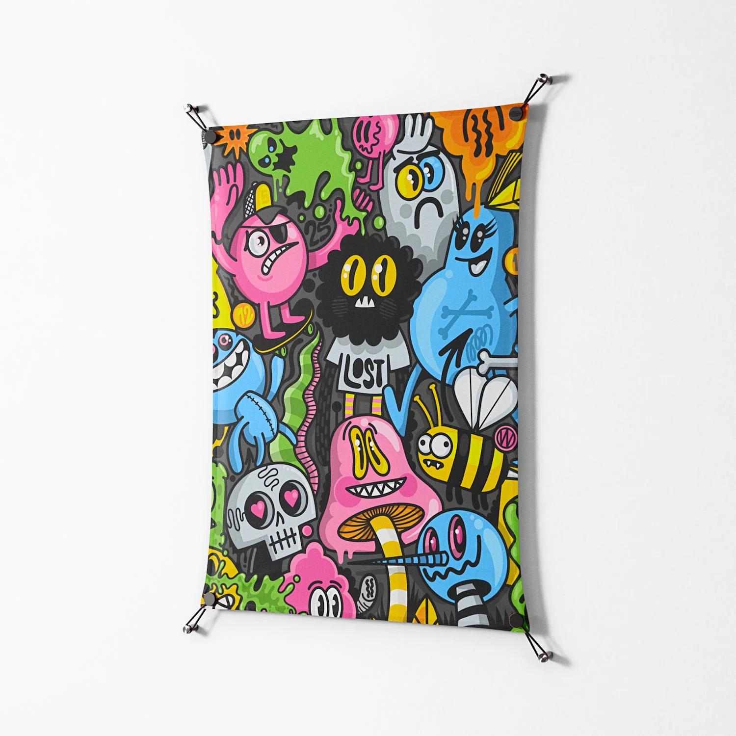 All The Good Guys - Work On Wall - Craig Watkins - Black - 70 x 100 cm - Image 2