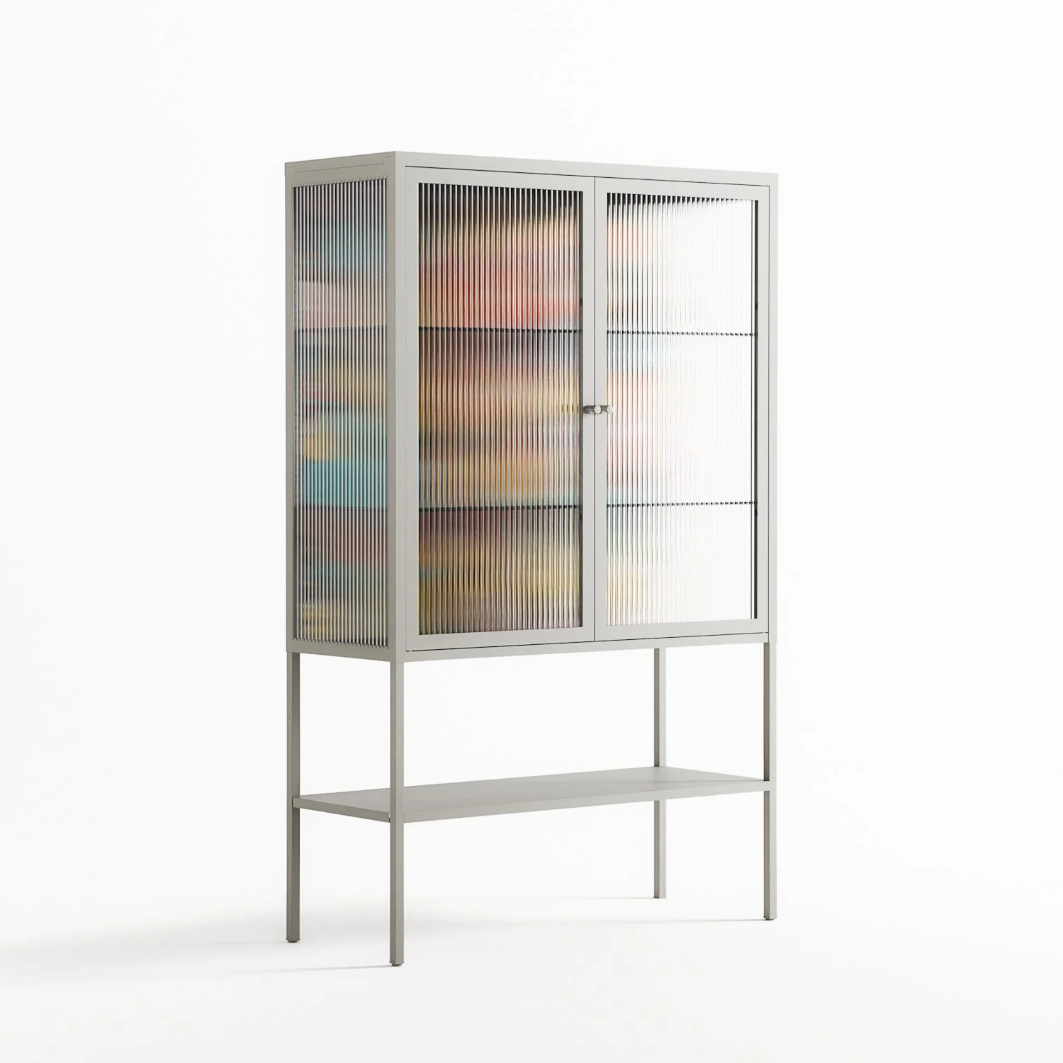 All The Stickers - Loft Cabinet - Craig Watkins - Chalk - Reeded glass - Image 4