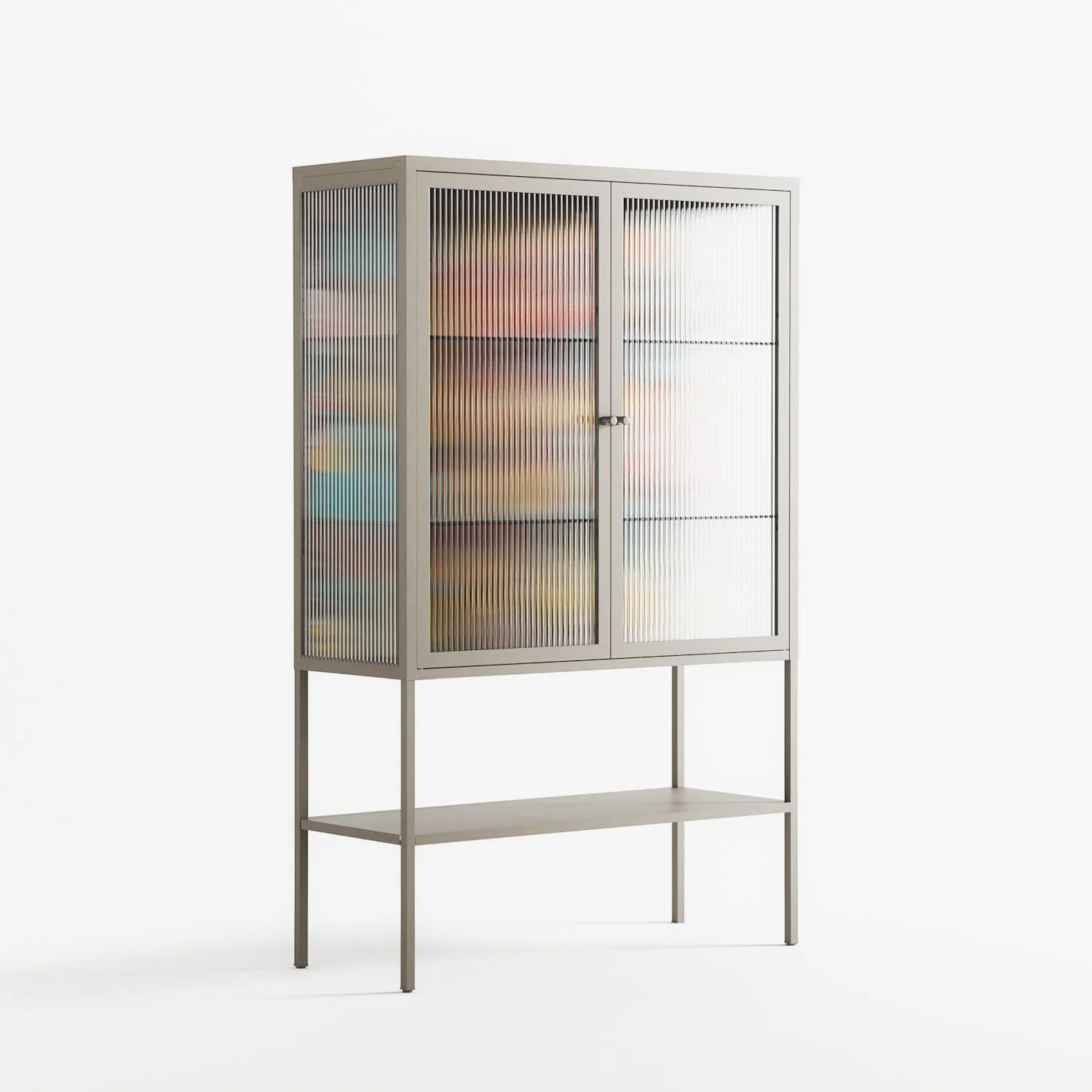 All The Stickers - Loft Cabinet - Craig Watkins - Pebble - Reeded glass - Image 4