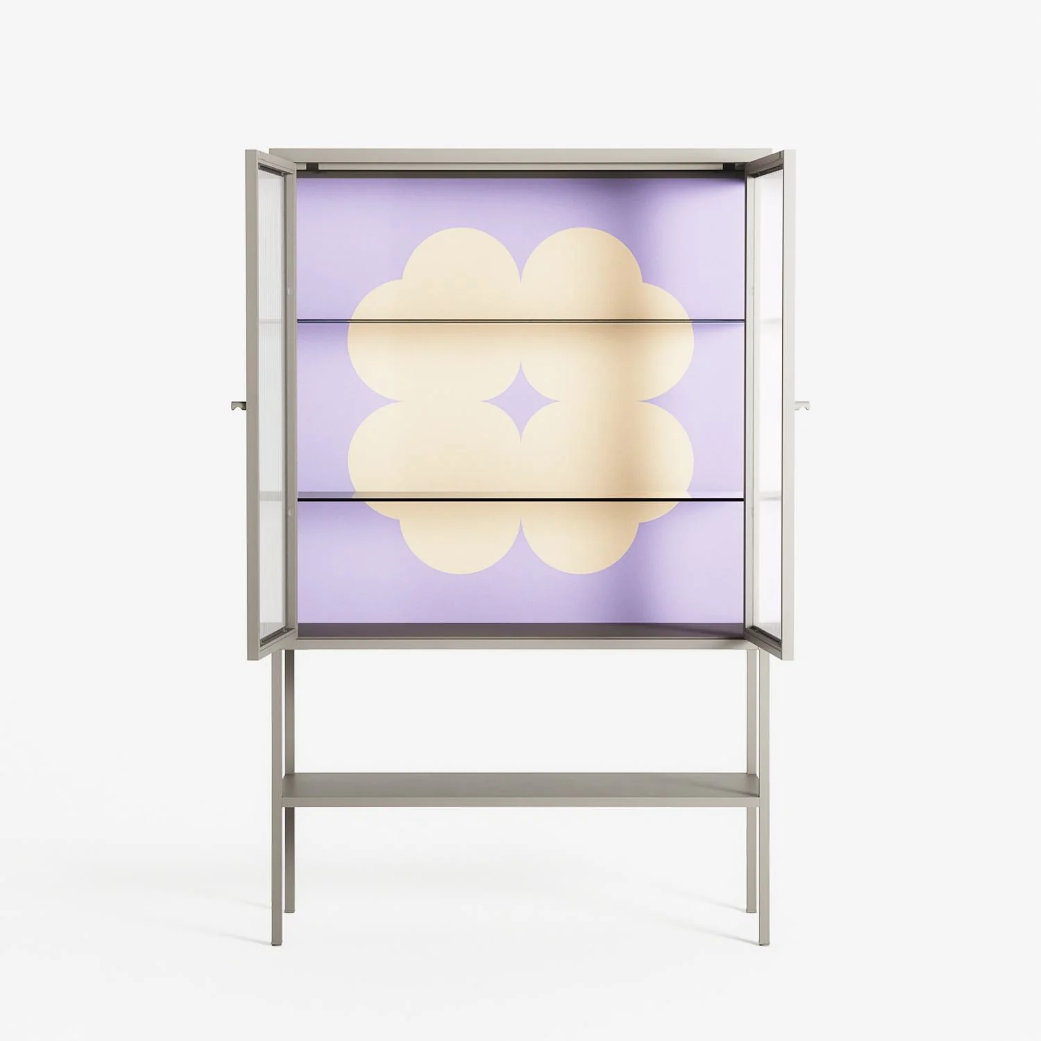 Amara - Loft Cabinet - Linus Lohoff - Pebble - Reeded glass - Image 3