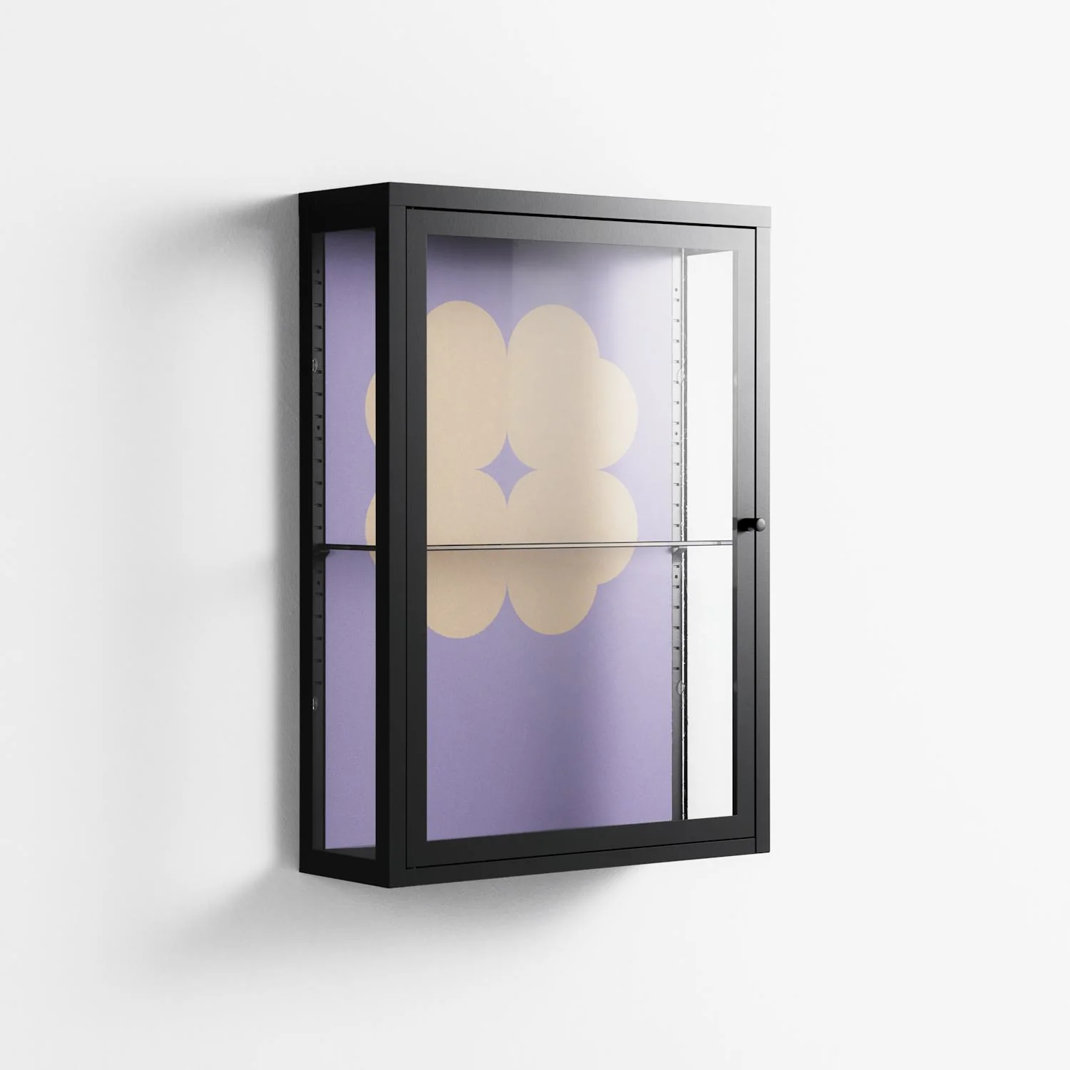 Amara - Wall Cabinet - Linus Lohoff - Antracite - Clear glass - Image 4