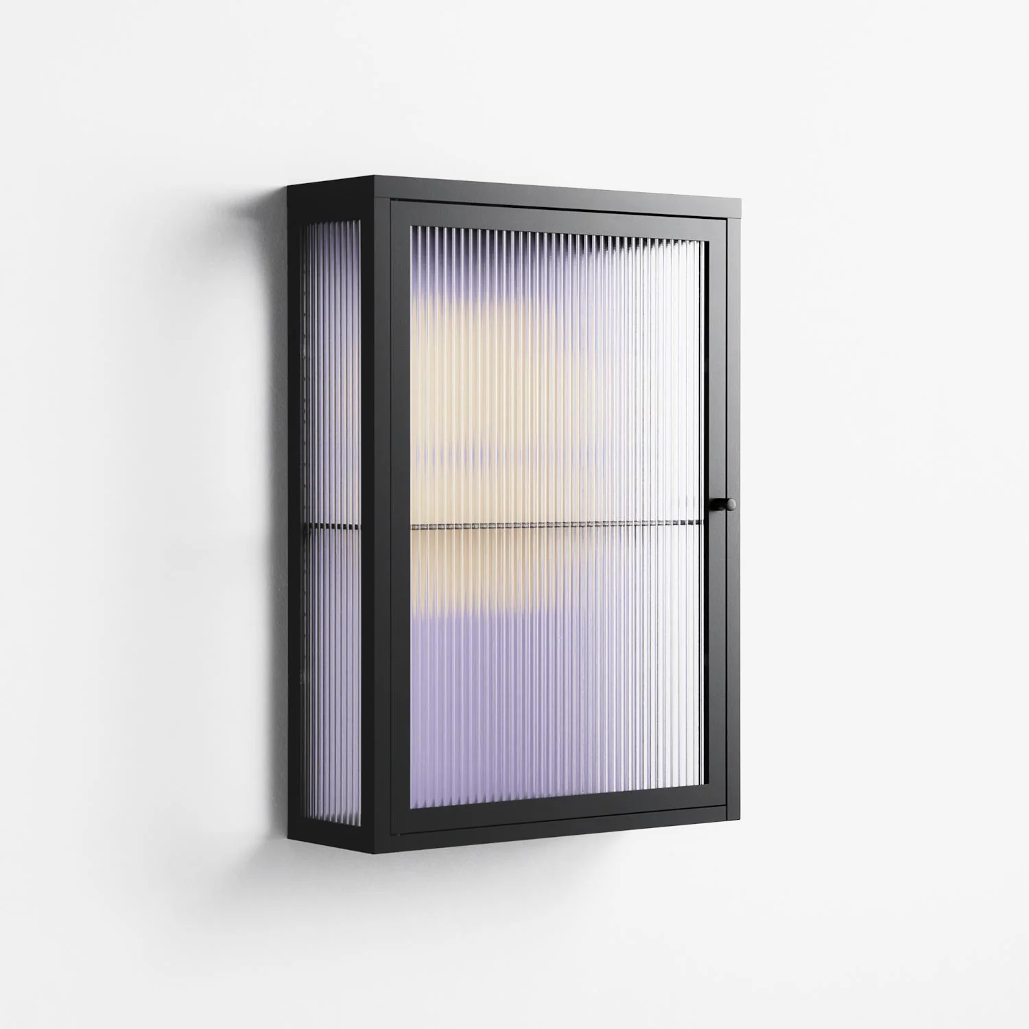 Amara - Wall Cabinet - Linus Lohoff - Antracite - Reeded glass - Image 4