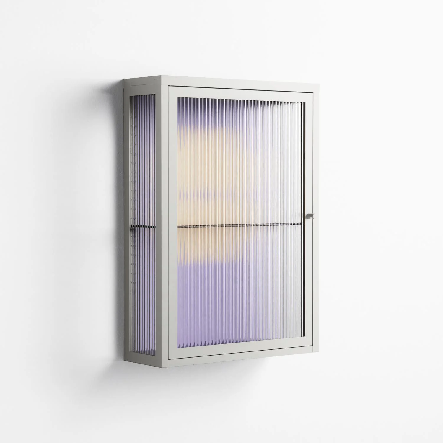 Amara - Wall Cabinet - Linus Lohoff - Chalk - Reeded glass - Image 4