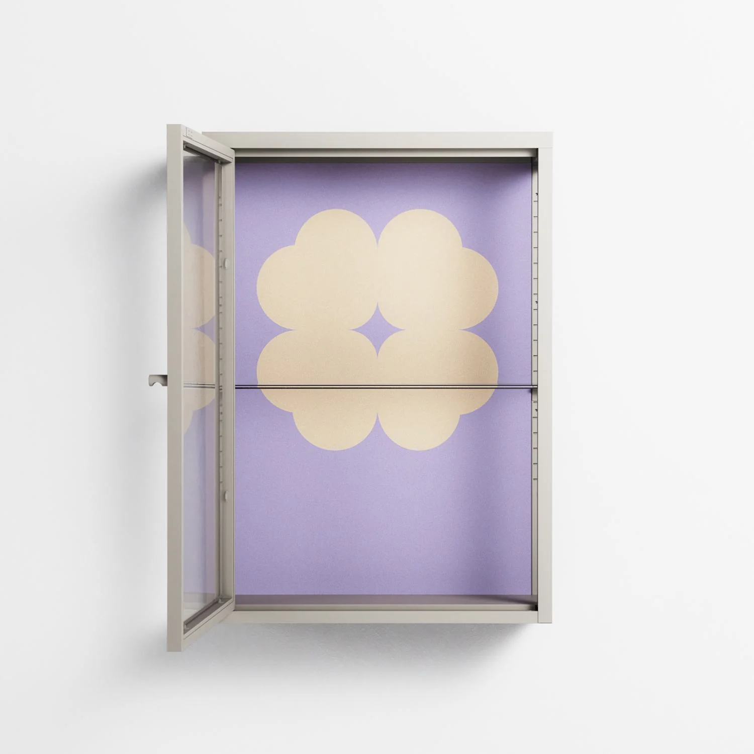 Amara - Wall Cabinet - Linus Lohoff - Pebble - Clear glass - Image 3