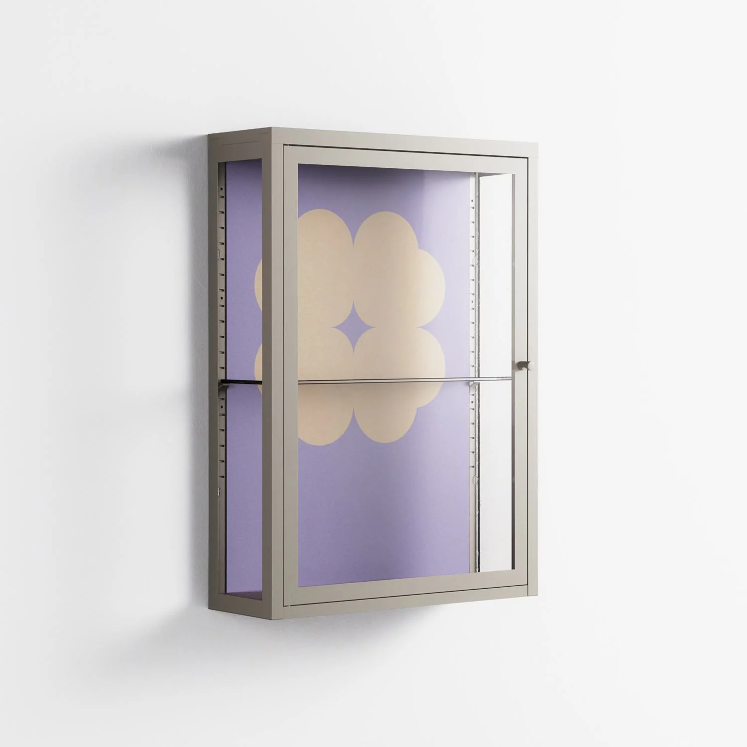 Amara - Wall Cabinet - Linus Lohoff - Pebble - Clear glass - Image 4