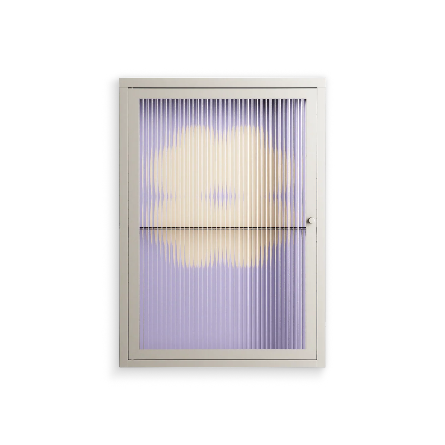 Amara - Wall Cabinet - Linus Lohoff - Pebble - Reeded glass