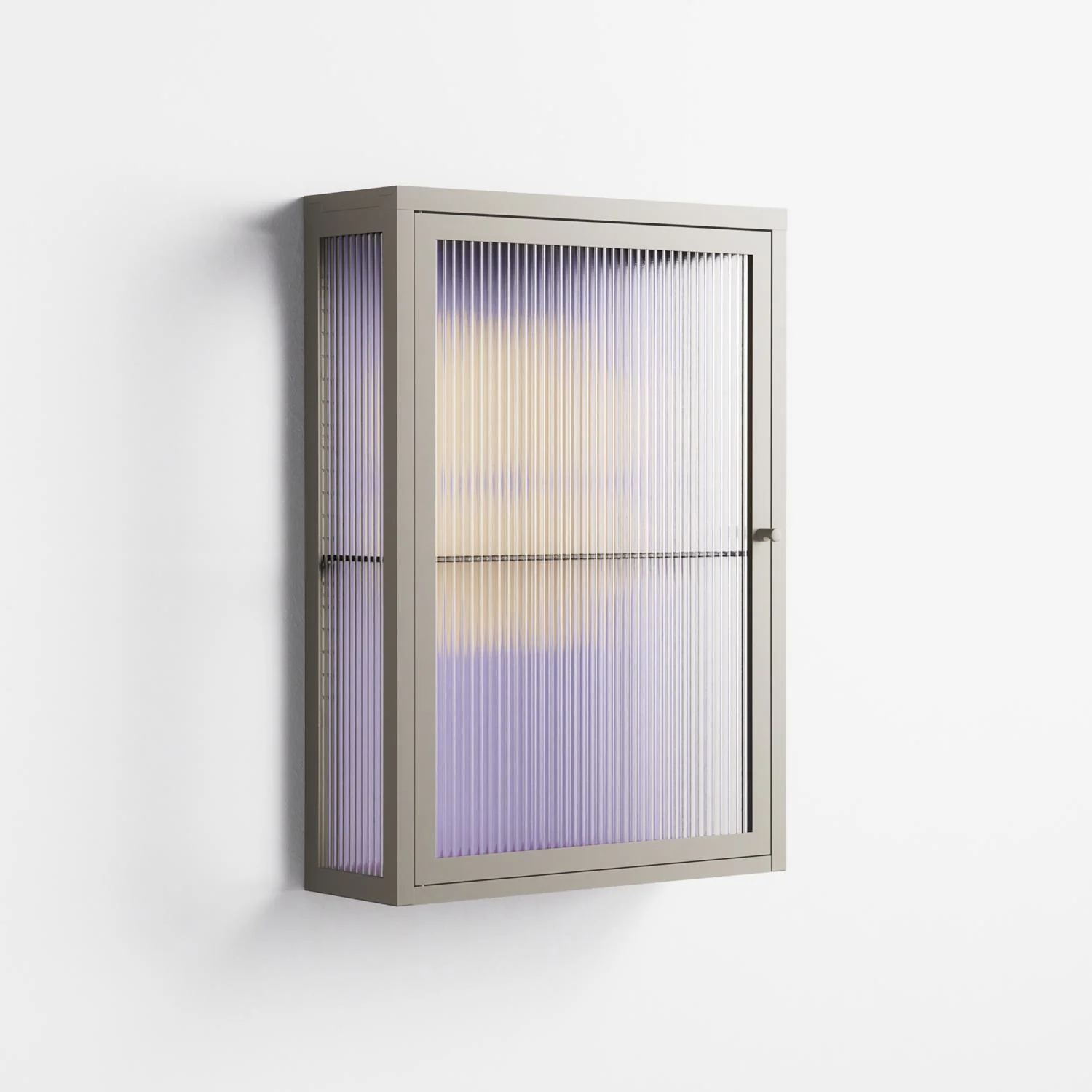 Amara - Wall Cabinet - Linus Lohoff - Pebble - Reeded glass - Image 4