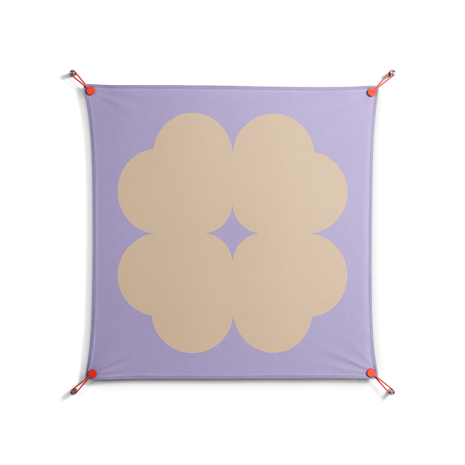 Amara - Work On Wall - Linus Lohoff - Orange - 90 x 90 cm