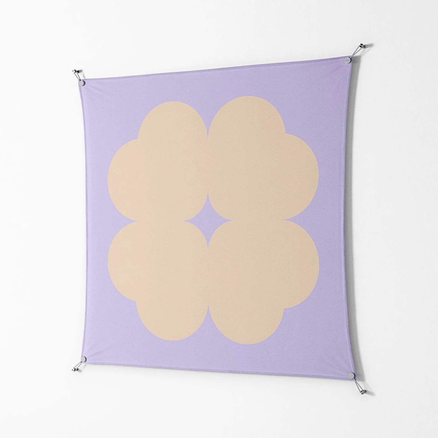 Amara - Work On Wall - Linus Lohoff - Silver - 140 x 140 cm - Image 2