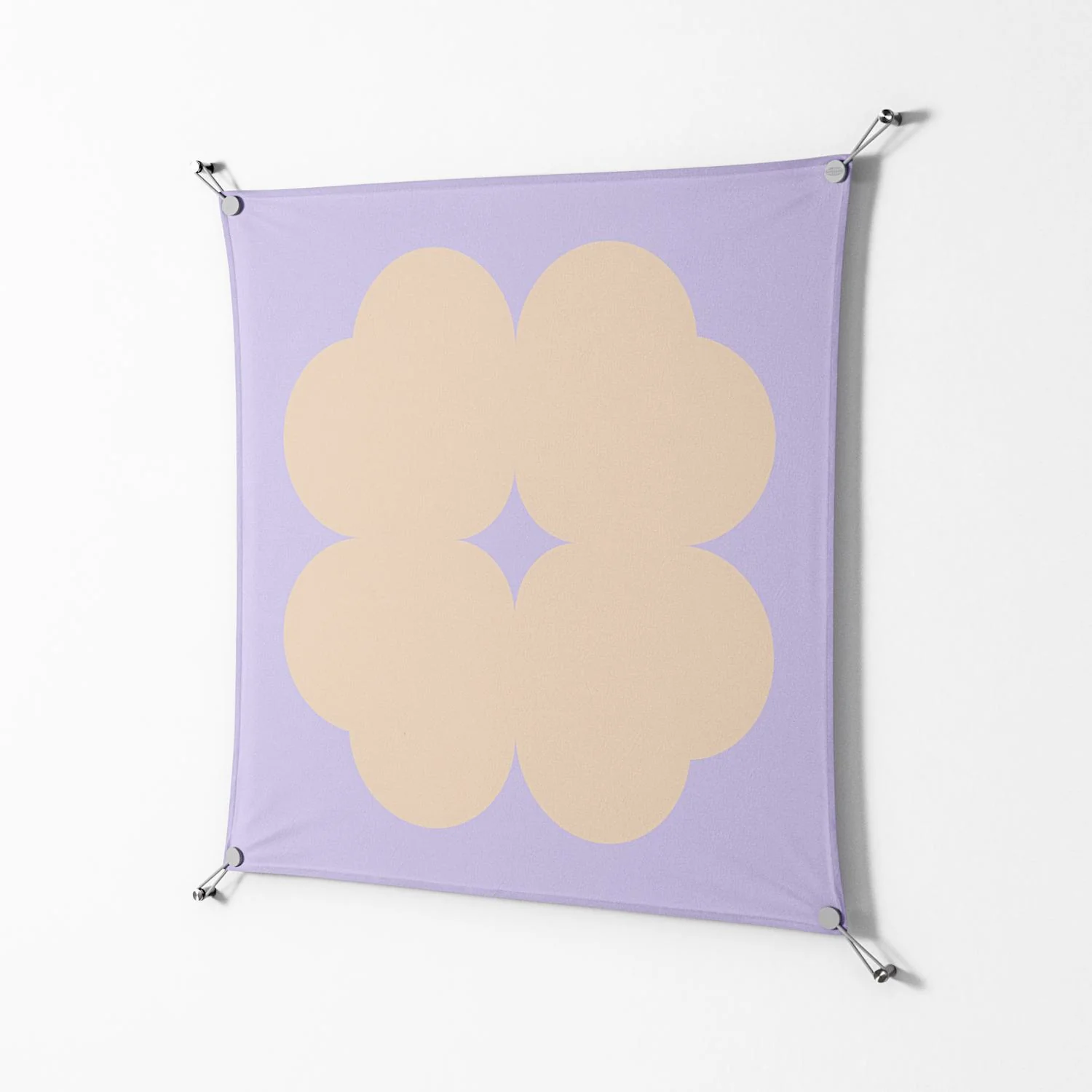 Amara - Work On Wall - Linus Lohoff - Silver - 90 x 90 cm - Image 2