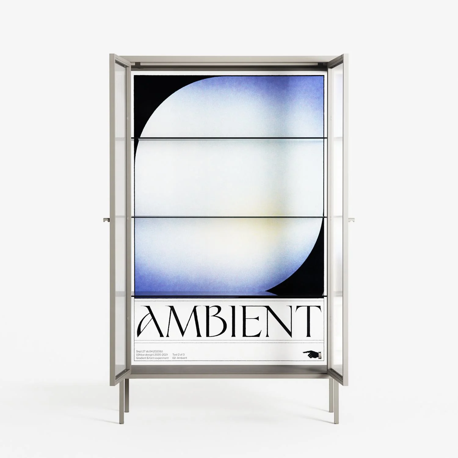 Ambient - Cabinet - Alexander Khabbazi - Pebble - Reeded glass - Image 3