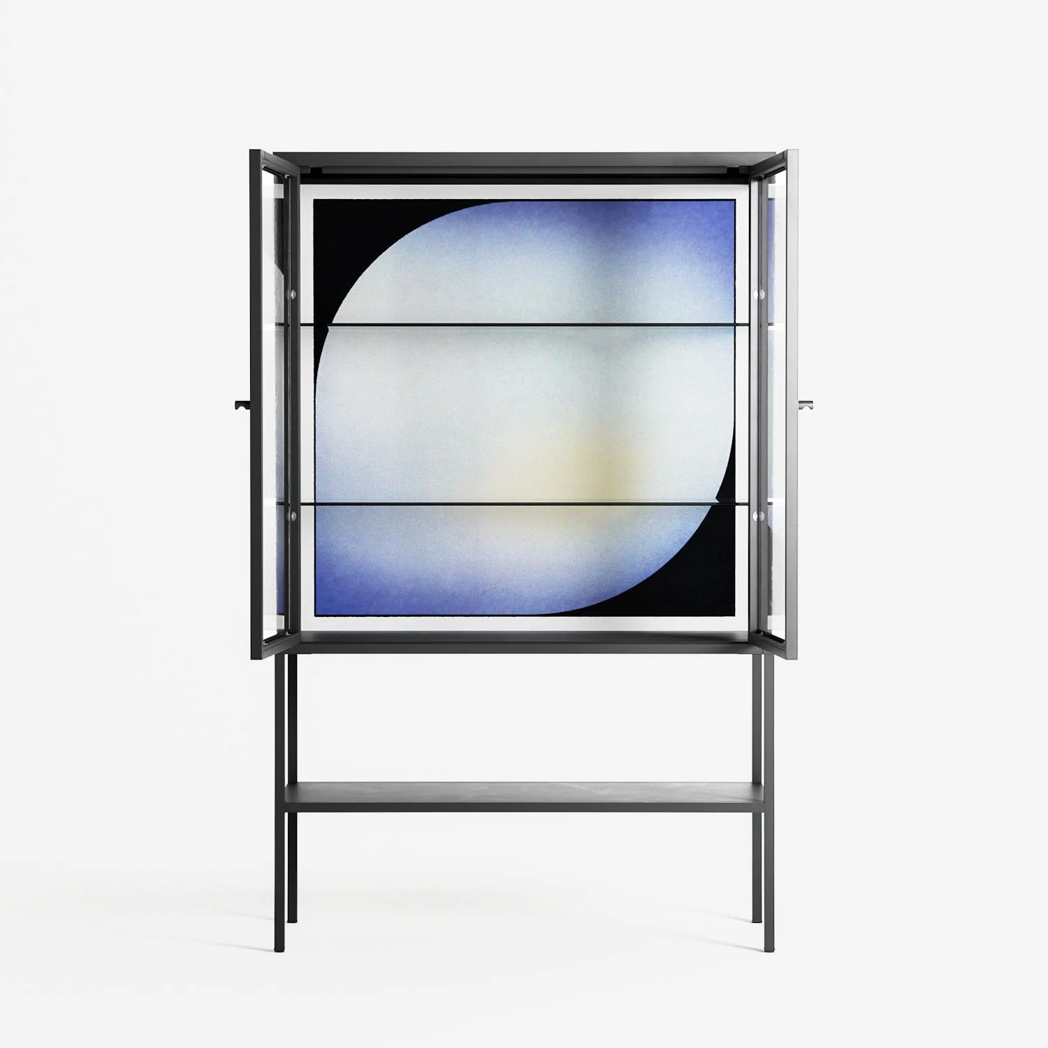 Ambient - Loft Cabinet - Alexander Khabbazi - Antracite - Clear glass - Image 3