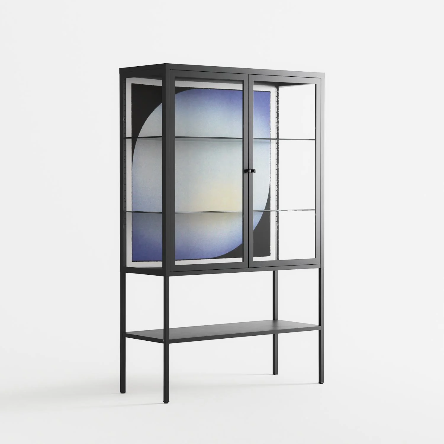 Ambient - Loft Cabinet - Alexander Khabbazi - Antracite - Clear glass - Image 4