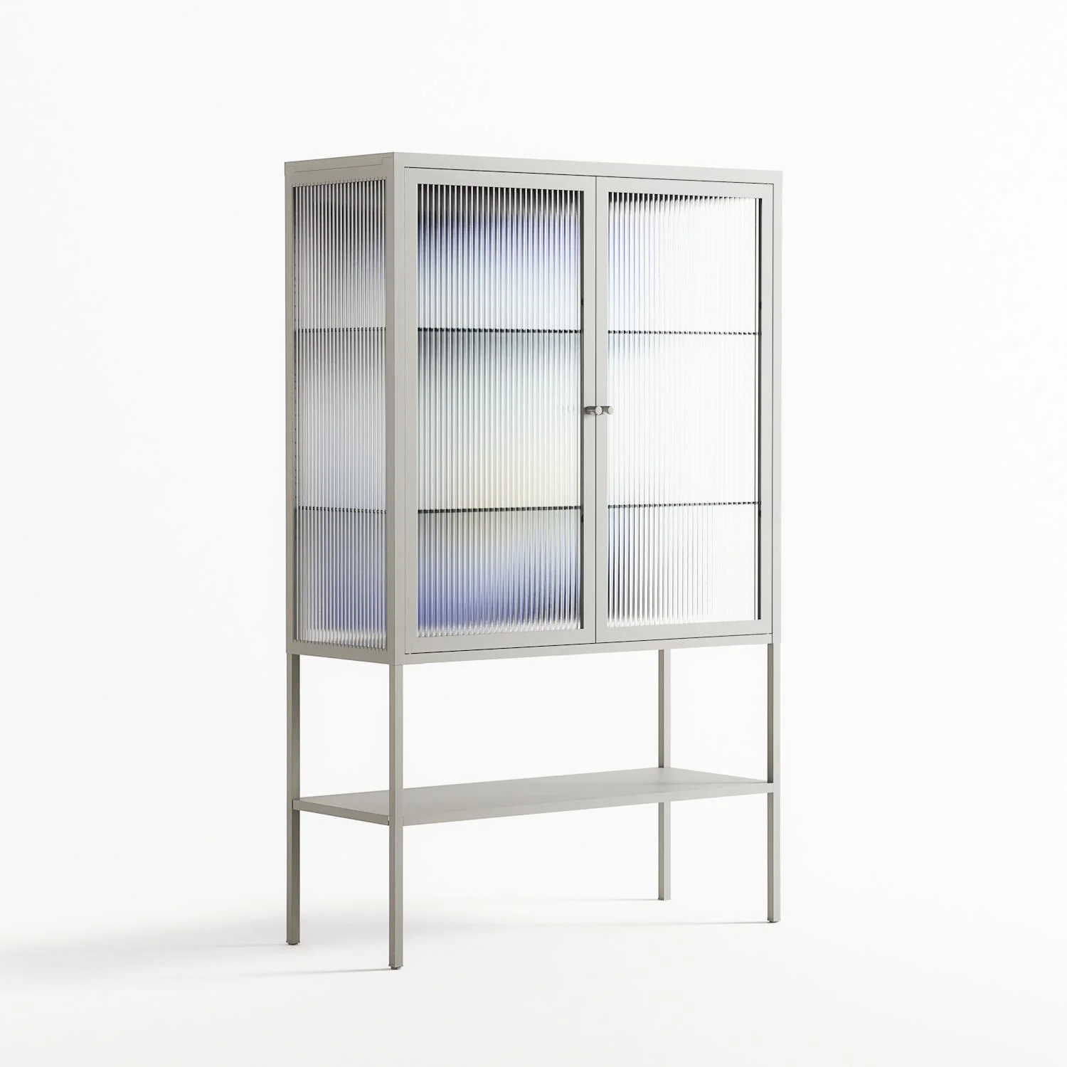 Ambient - Loft Cabinet - Alexander Khabbazi - Chalk - Reeded glass - Image 4